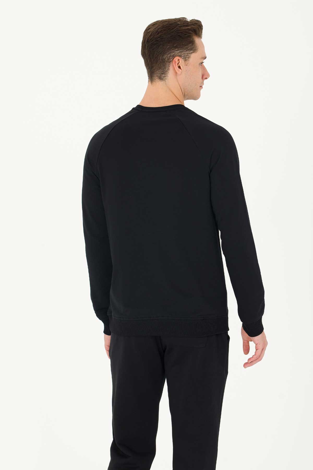 U.S. Polo Assn. Erkek Sweatshirt 50269412-VR046 Siyah