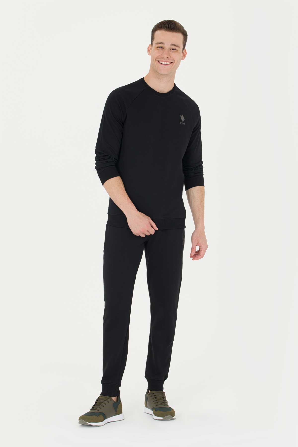 U.S. Polo Assn. Erkek Sweatshirt 50269412-VR046 Siyah