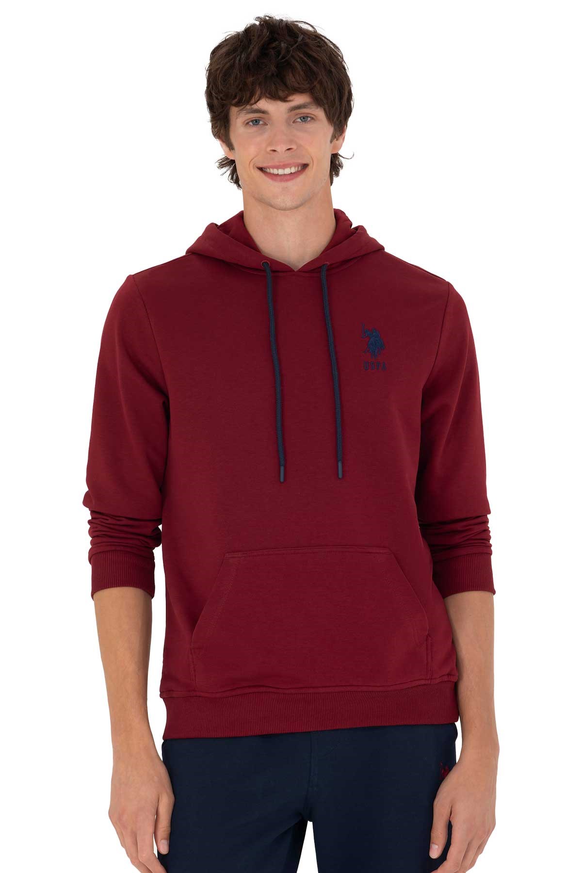 U.S. Polo Assn. Erkek Sweatshirt 50269426-VR014 Bordo