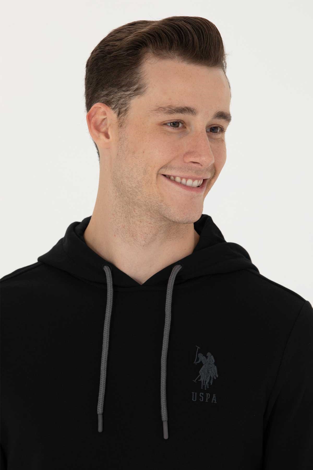 U.S. Polo Assn. Erkek Sweatshirt 50269426-VR046 Siyah