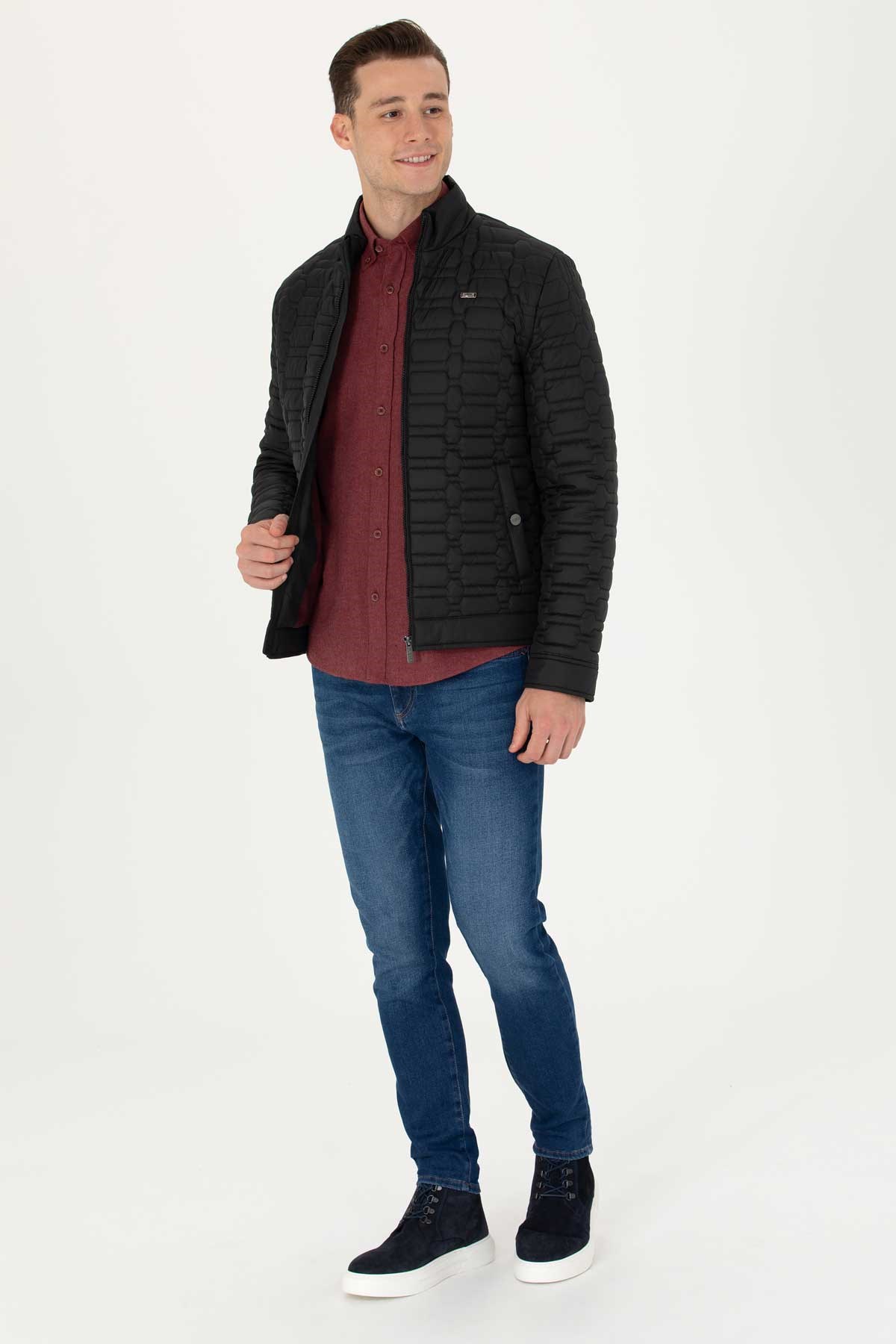 U.S. Polo Assn. Erkek Mont 50270018-VR046 Siyah