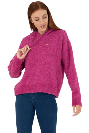 U.S. Polo Assn. Kadın Triko Kazak 50270445-VR037 Pembe