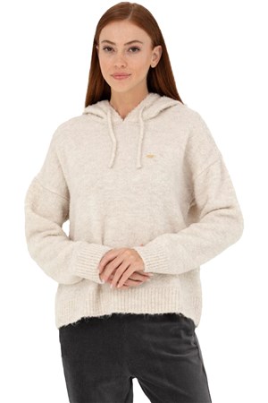 U.S. Polo Assn. Kadın Triko Kazak 50270445-VR071 Ekru