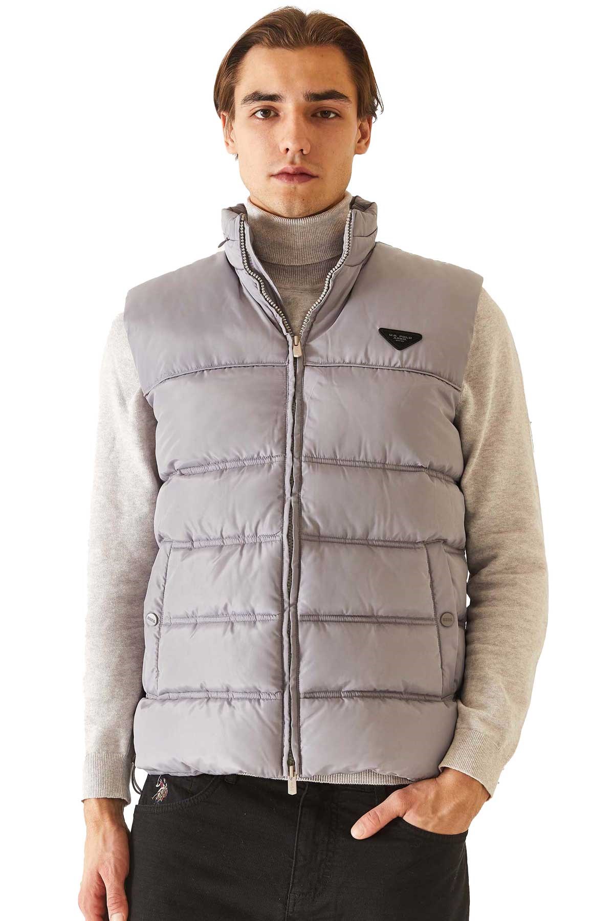 U.S. Polo Assn. Erkek Yelek 50270696-VR049 Ekru