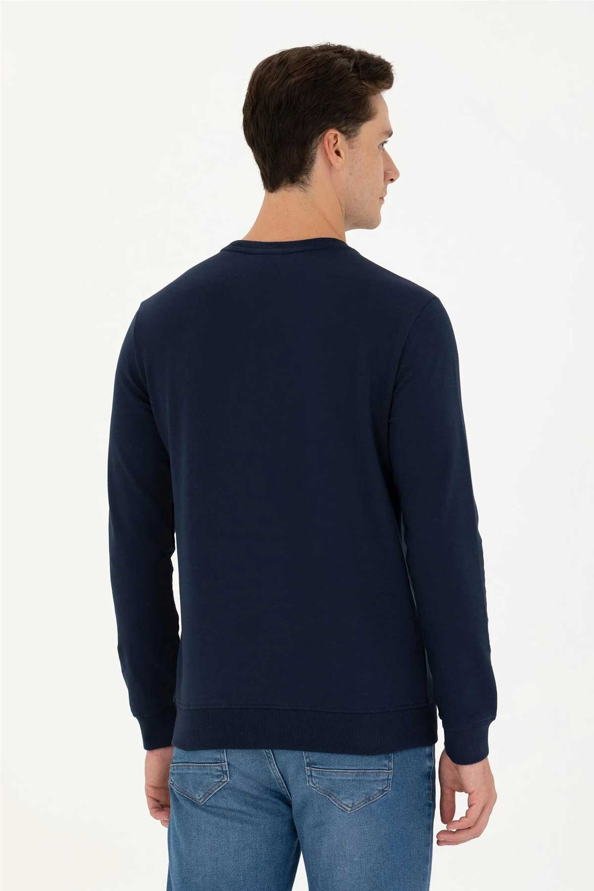 U.S. Polo Assn. Erkek Sweatshirt 50270754-VR033 Lacivert
