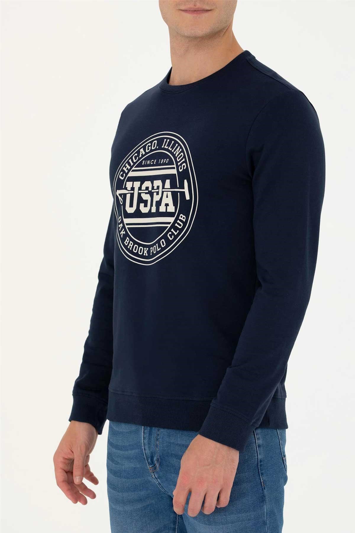U.S. Polo Assn. Erkek Sweatshirt 50270754-VR033 Lacivert