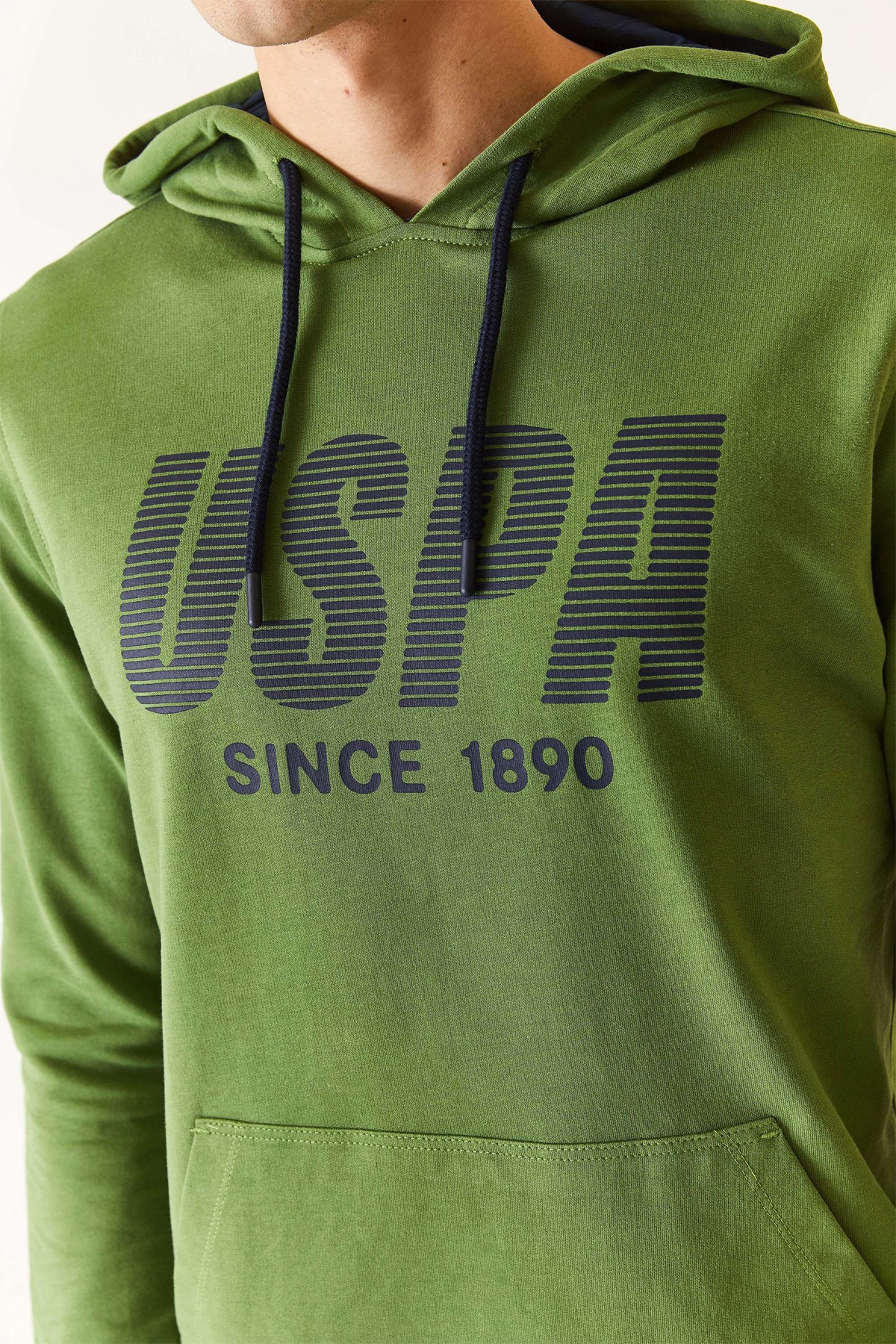 U.S. Polo Assn. Erkek Sweatshirt 50270760-VR054 Yeşil