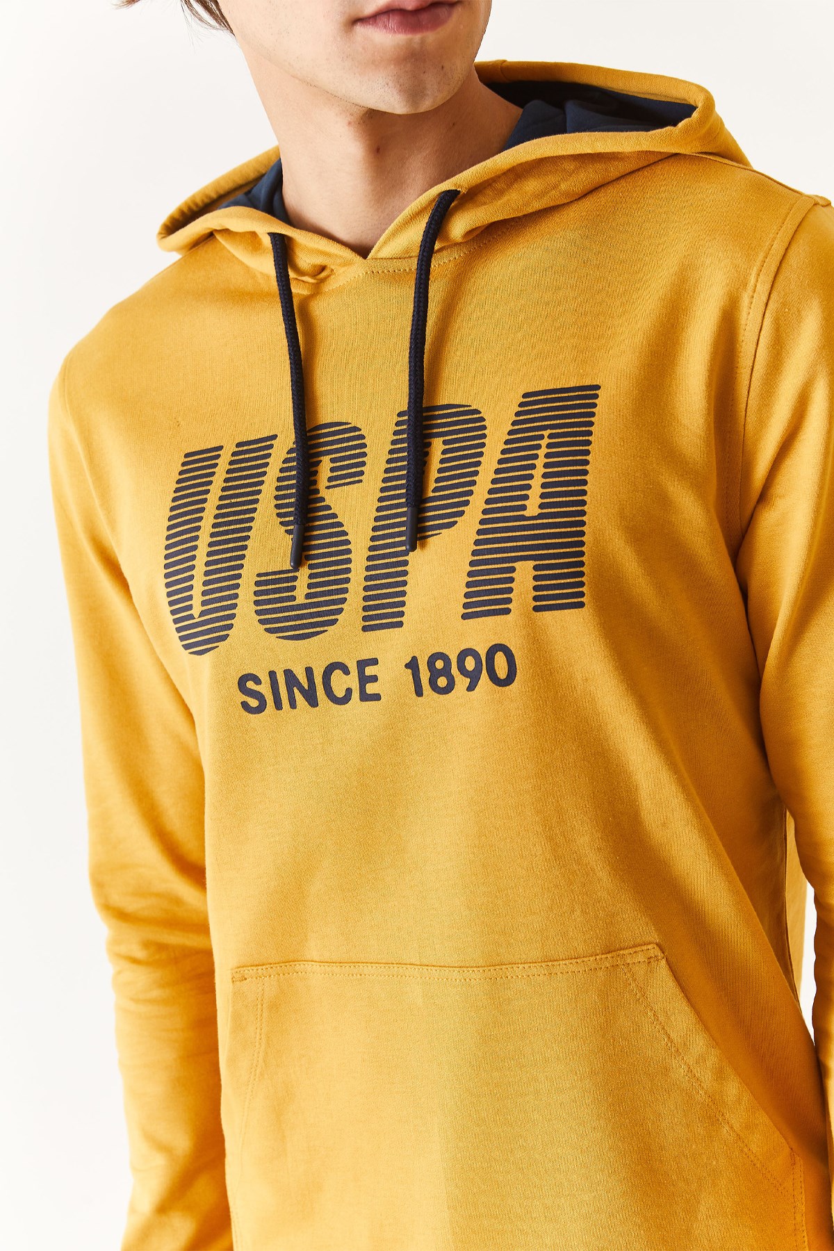 U.S. Polo Assn. Erkek Sweatshirt 50270760-VR072 Sarı