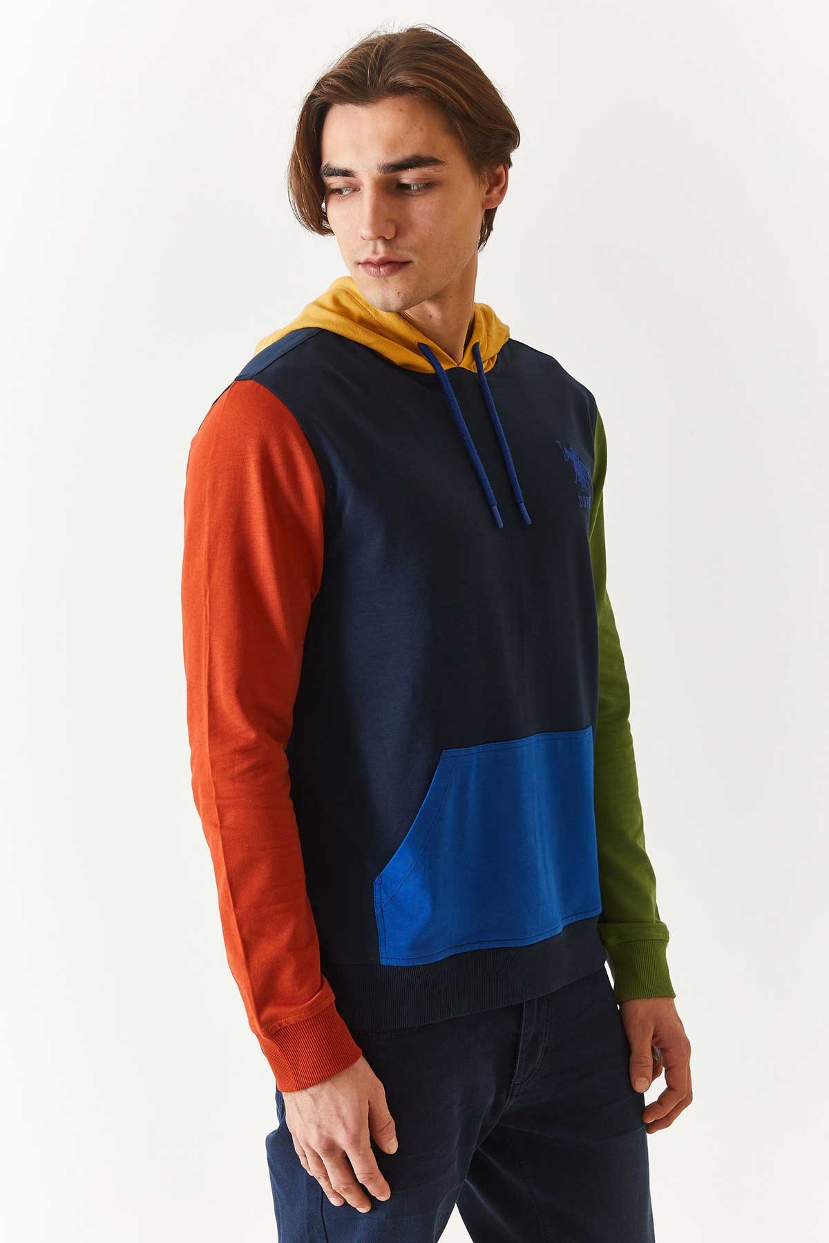 U.S. Polo Assn. Erkek Sweatshirt 50270784-VR033 Lacivert