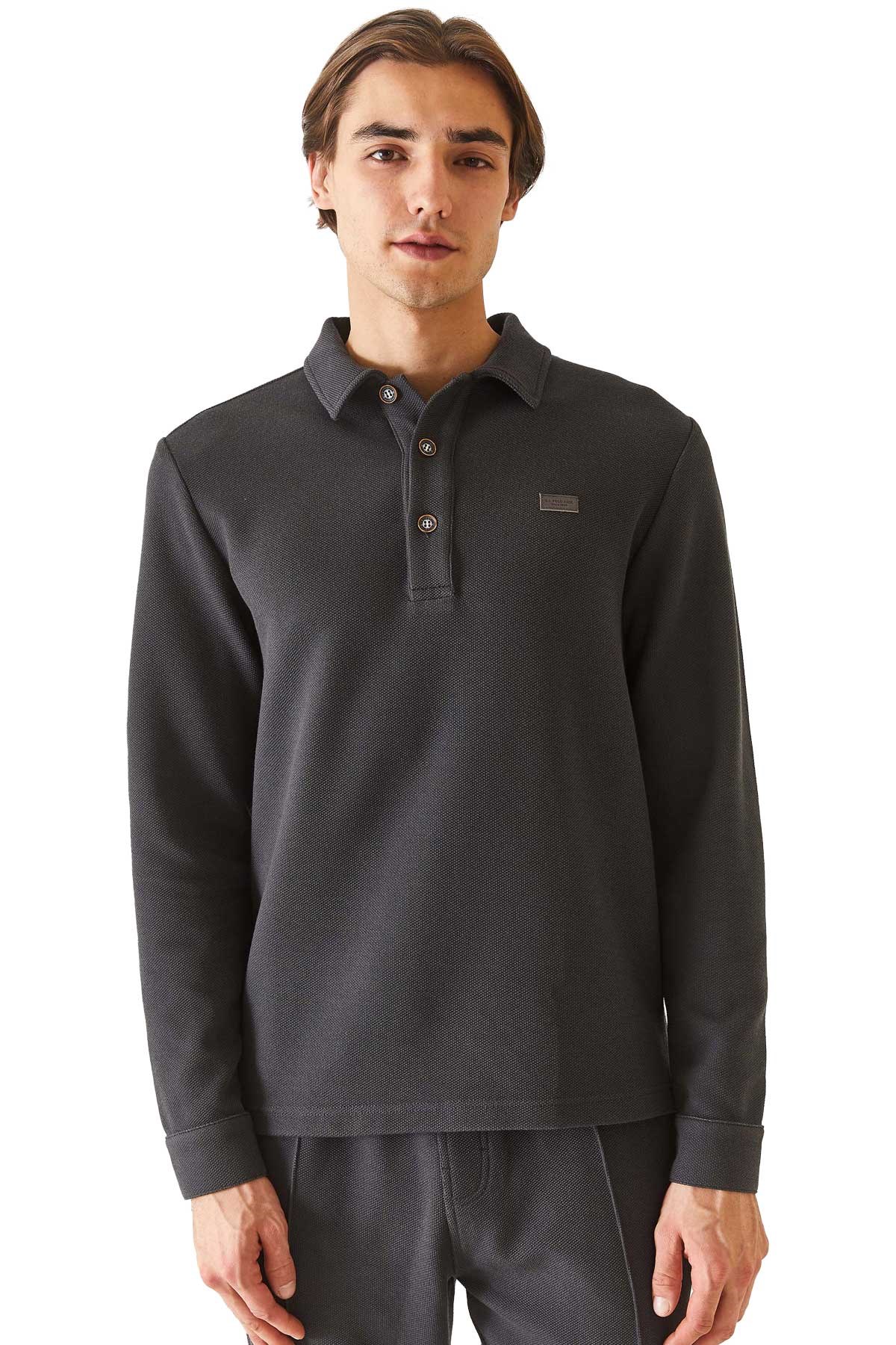 U.S. Polo Assn. Erkek Sweatshirt 50270807-VR006 Antrasit