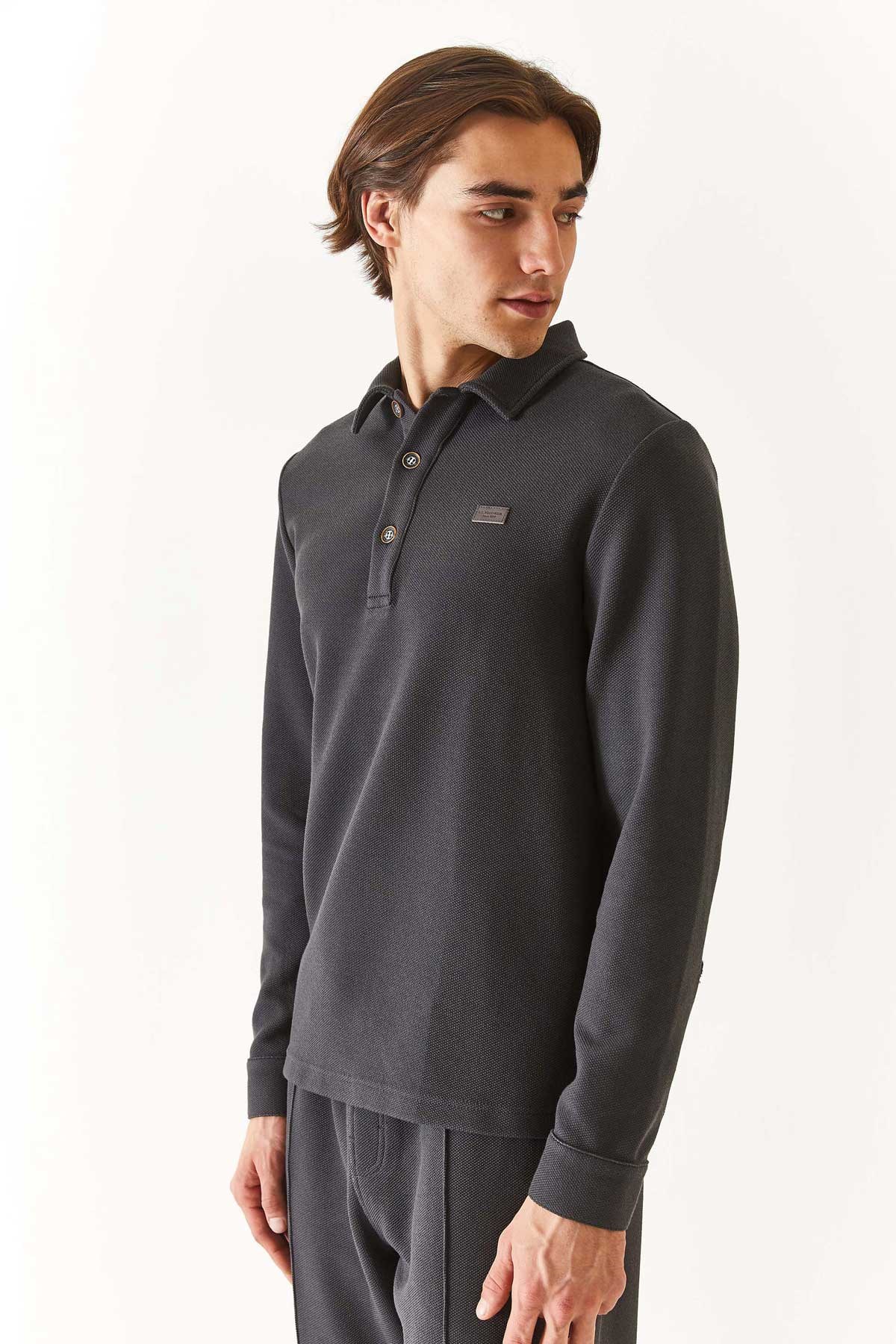U.S. Polo Assn. Erkek Sweatshirt 50270807-VR006 Antrasit