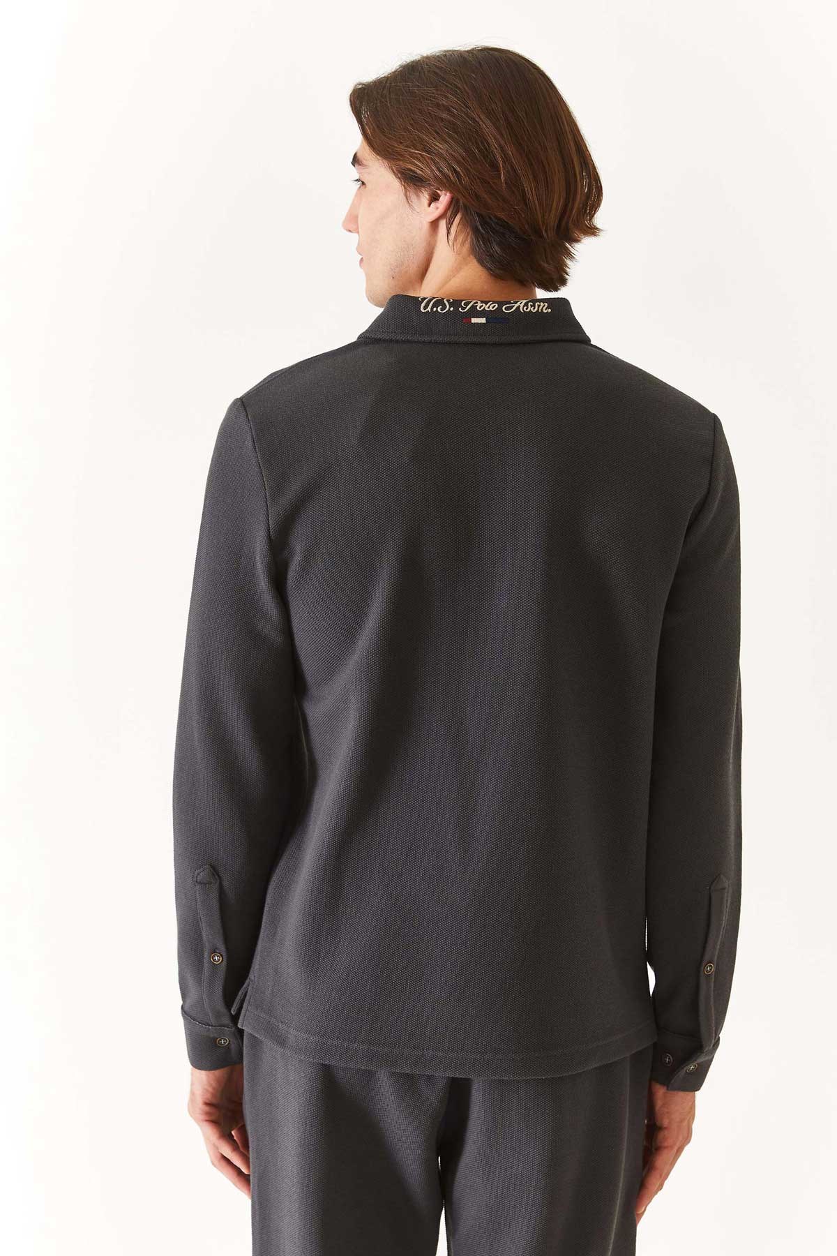 U.S. Polo Assn. Erkek Sweatshirt 50270807-VR006 Antrasit
