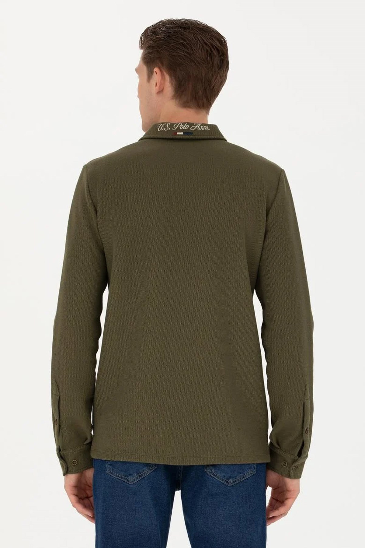 U.S. Polo Assn. Erkek Sweatshirt 50270807-VR027 Haki