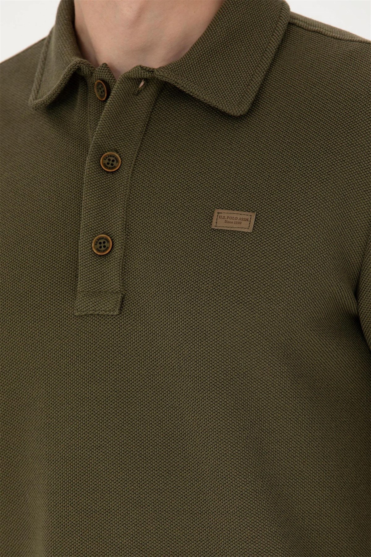 U.S. Polo Assn. Erkek Sweatshirt 50270807-VR027 Haki