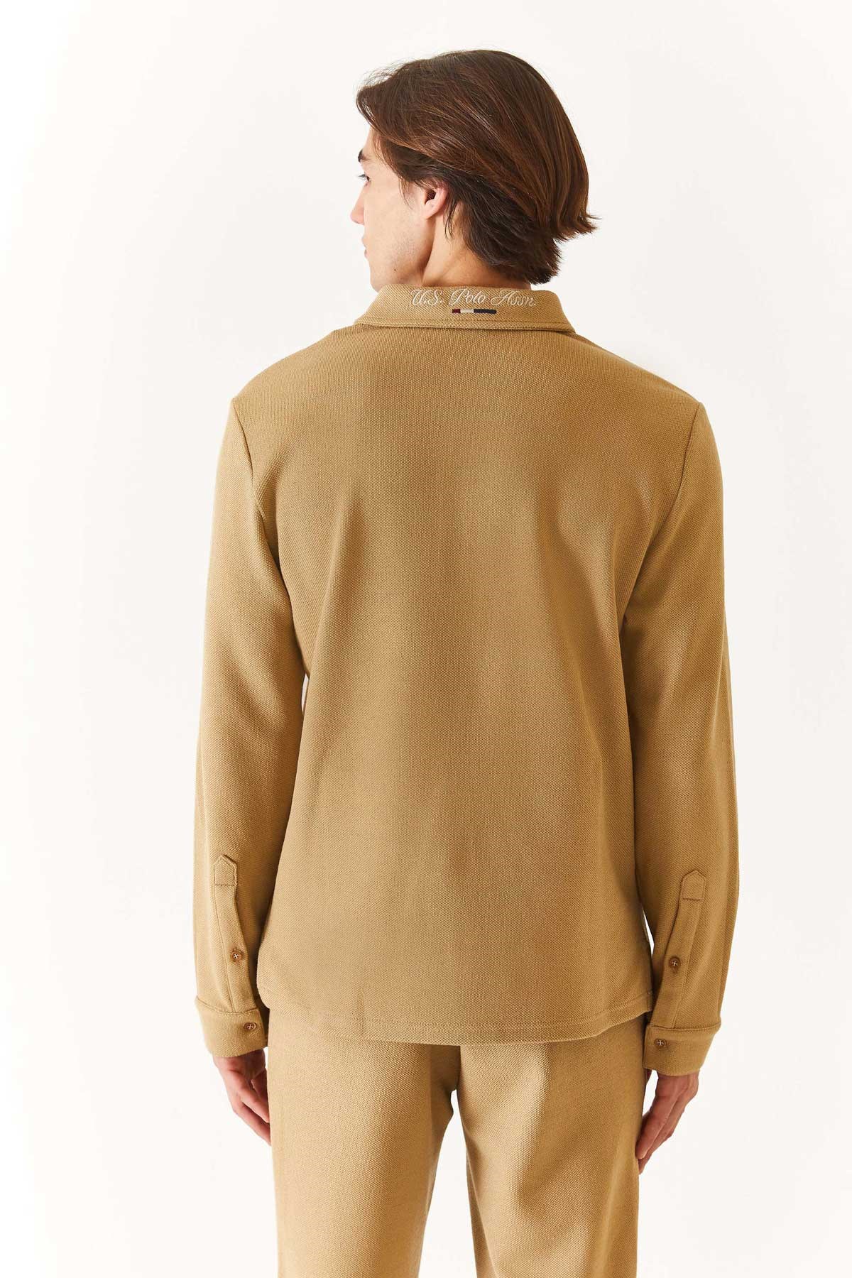 U.S. Polo Assn. Erkek Sweatshirt 50270807-VR085 Bej