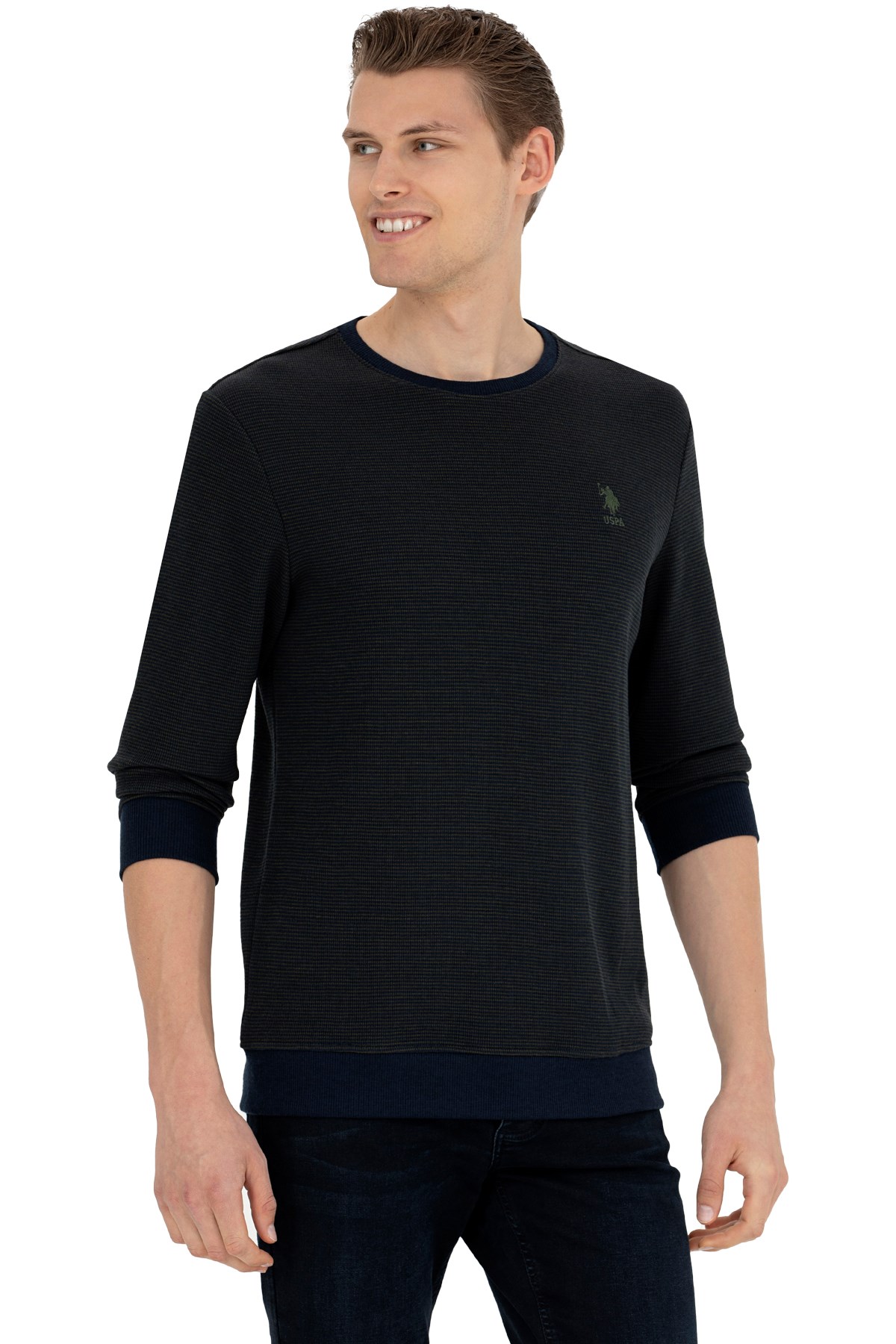 U.S. Polo Assn. Erkek Sweatshirt 50270839-VR033 Lacivert