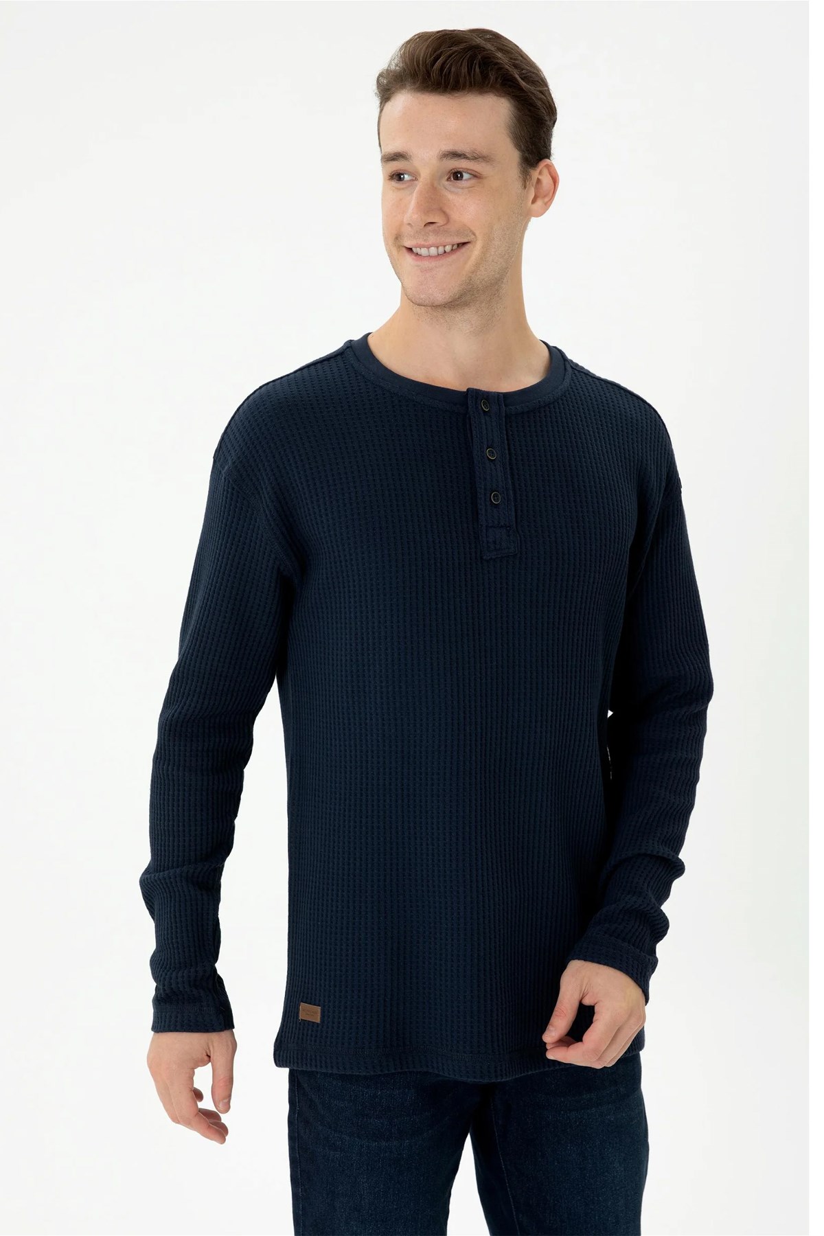 U.S. Polo Assn. Erkek Sweatshirt 50270875-VR033 Lacivert