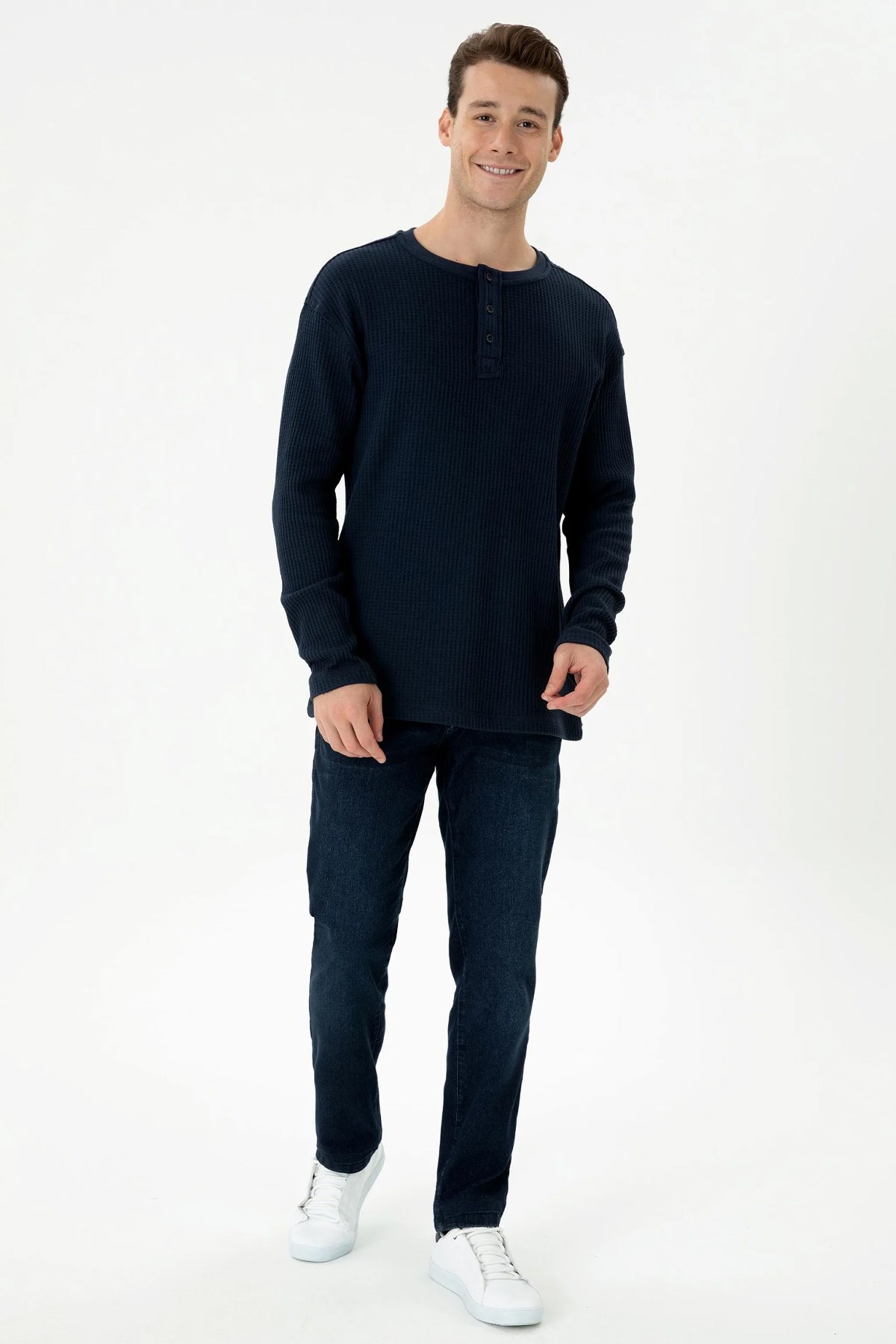 U.S. Polo Assn. Erkek Sweatshirt 50270875-VR033 Lacivert