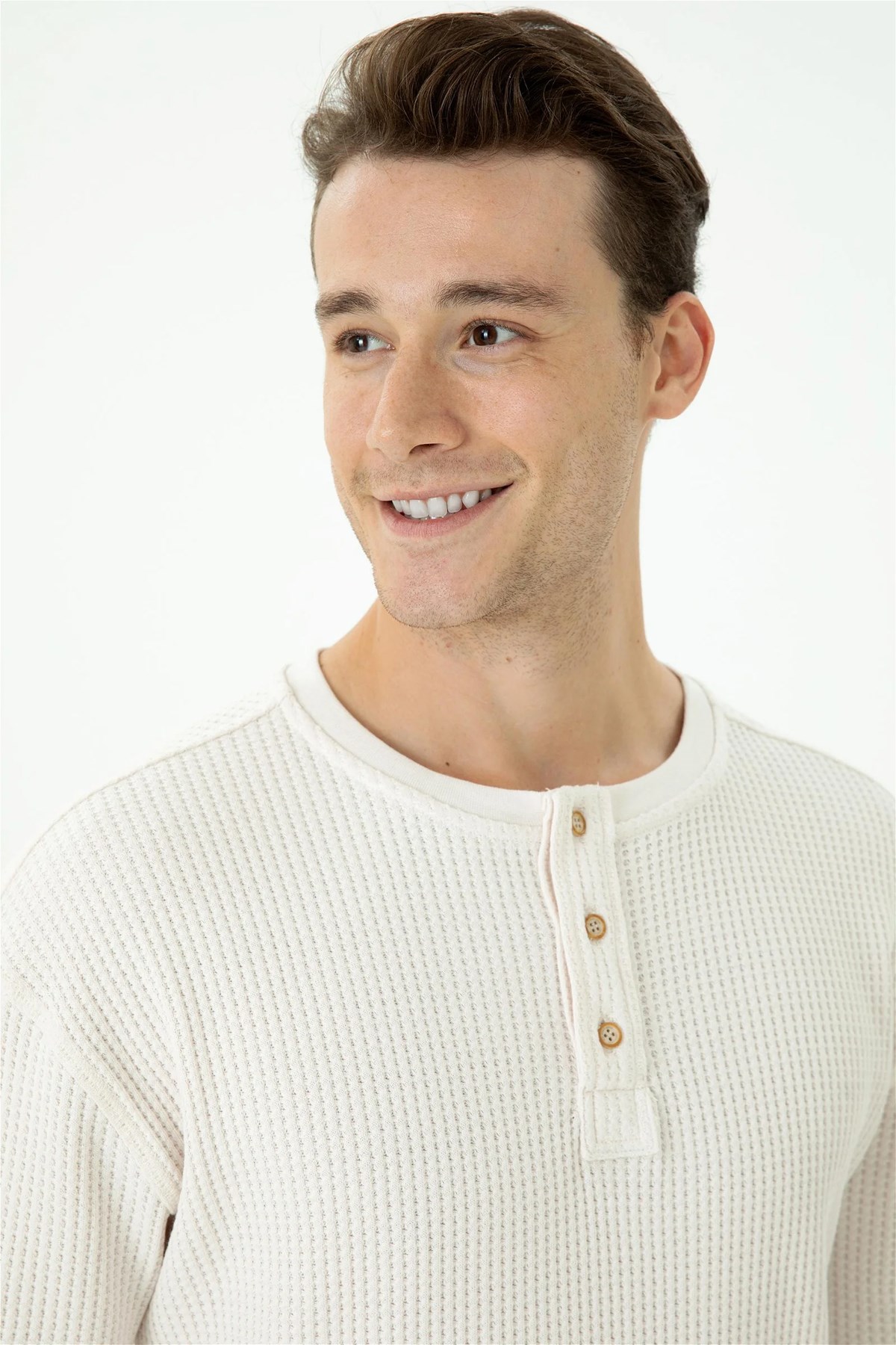 U.S. Polo Assn. Erkek Sweatshirt 50270875-VR049 Ekru
