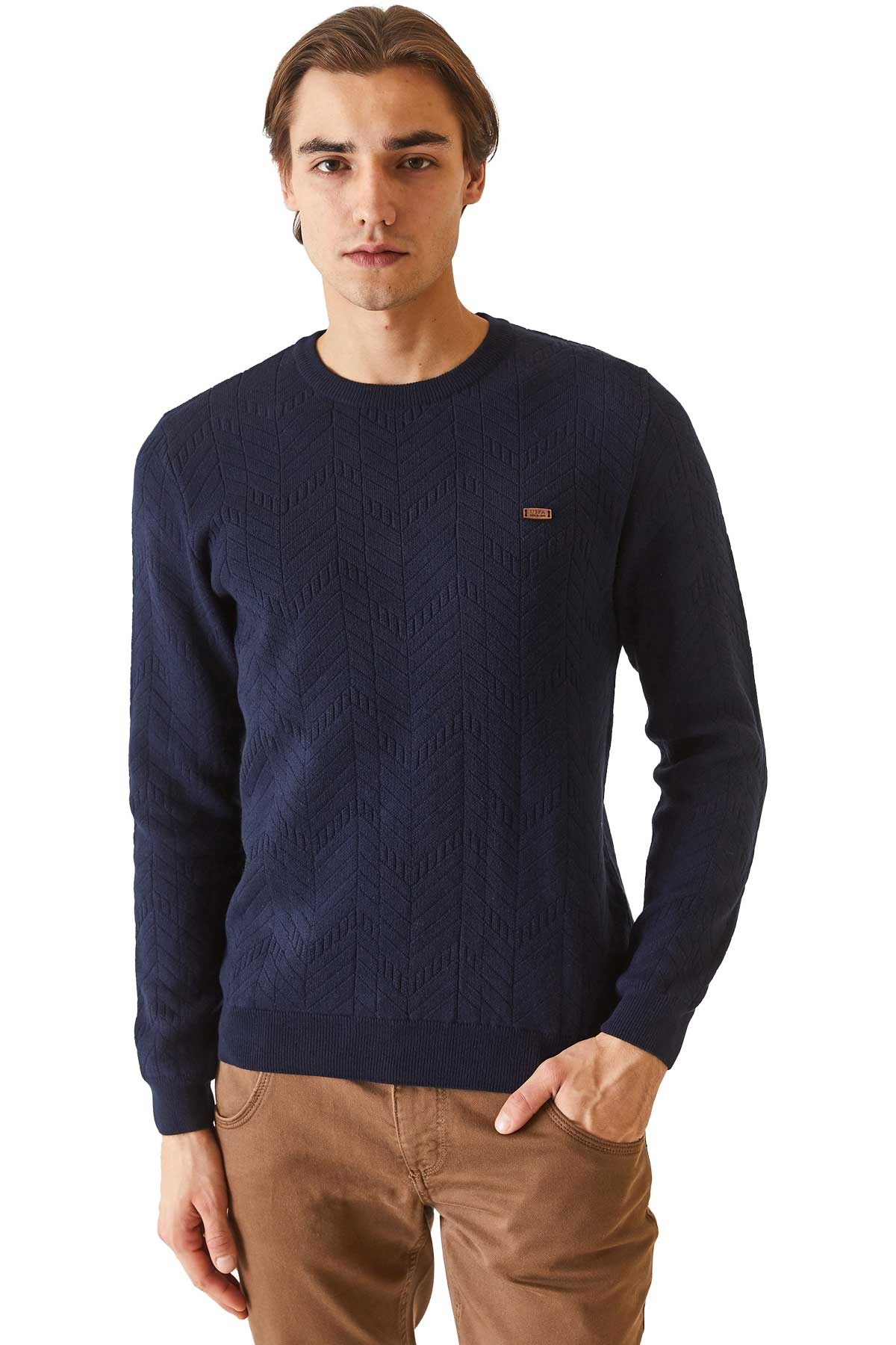 U.S. Polo Assn. Erkek Triko Kazak 50271000-VR033 Lacivert