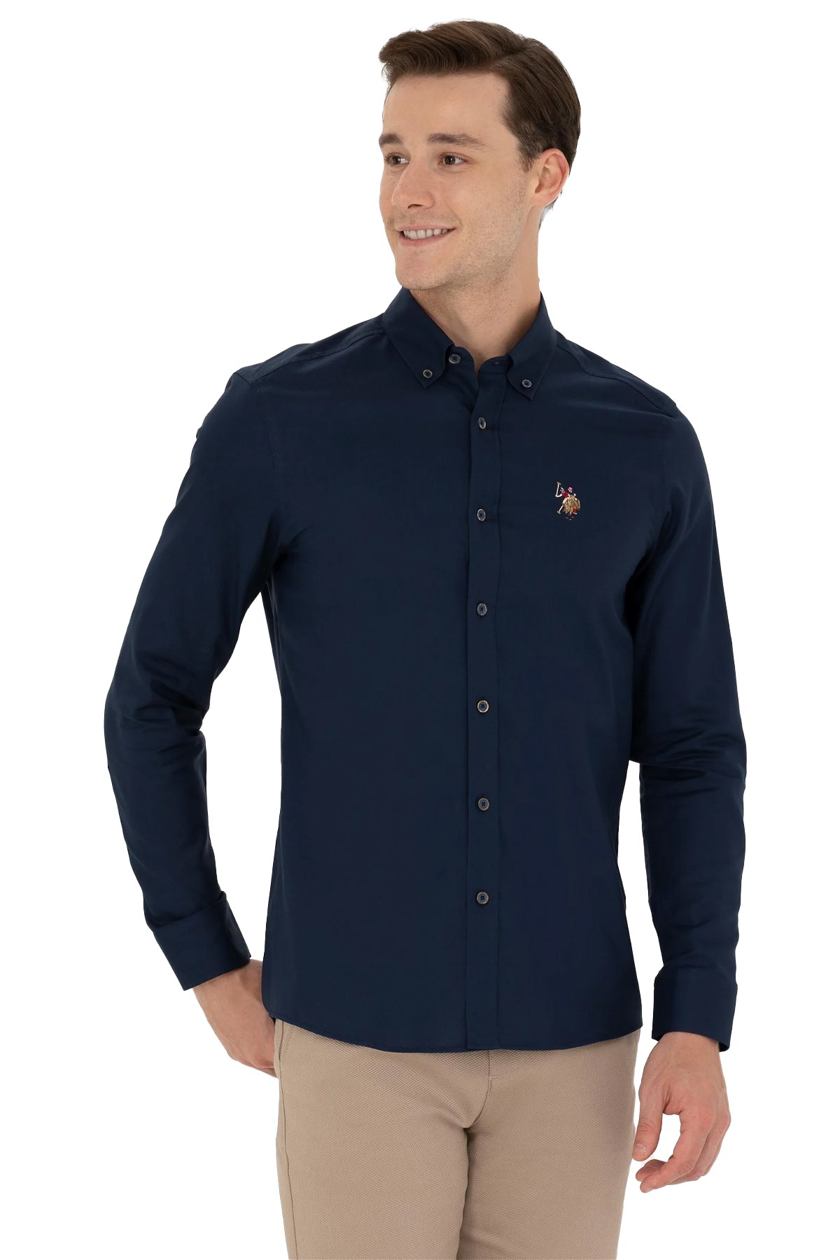 U.S. Polo Assn. Erkek Gömlek 50271276-VR033 Lacivert
