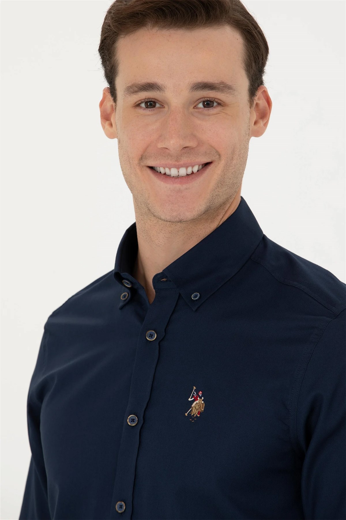 U.S. Polo Assn. Erkek Gömlek 50271276-VR033 Lacivert