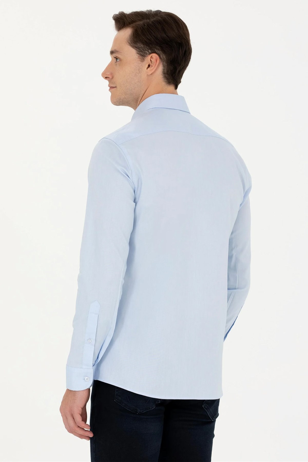 U.S. Polo Assn. Erkek Gömlek 50271279-VR003 Mavi