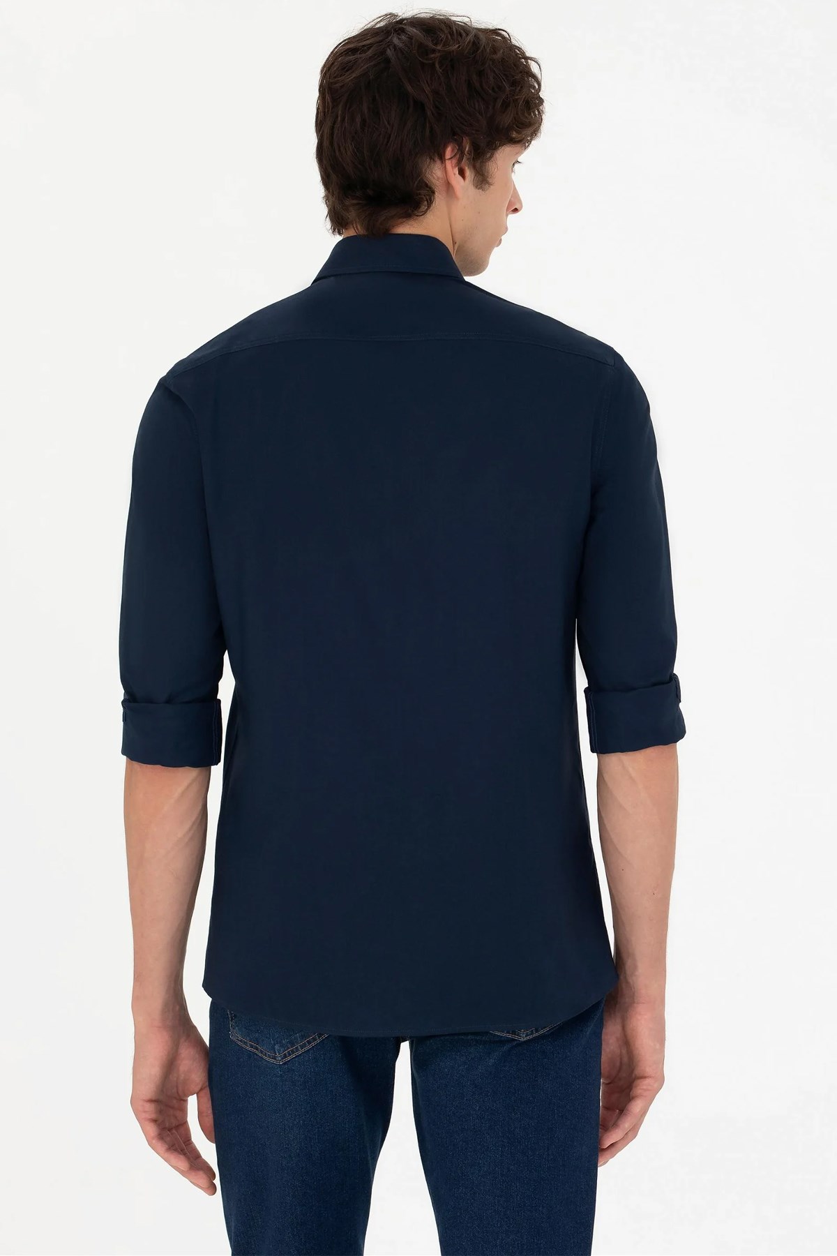 U.S. Polo Assn. Erkek Gömlek 50271279-VR033 Lacivert