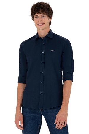 U.S. Polo Assn. Erkek Gömlek 50271279-VR033 Lacivert