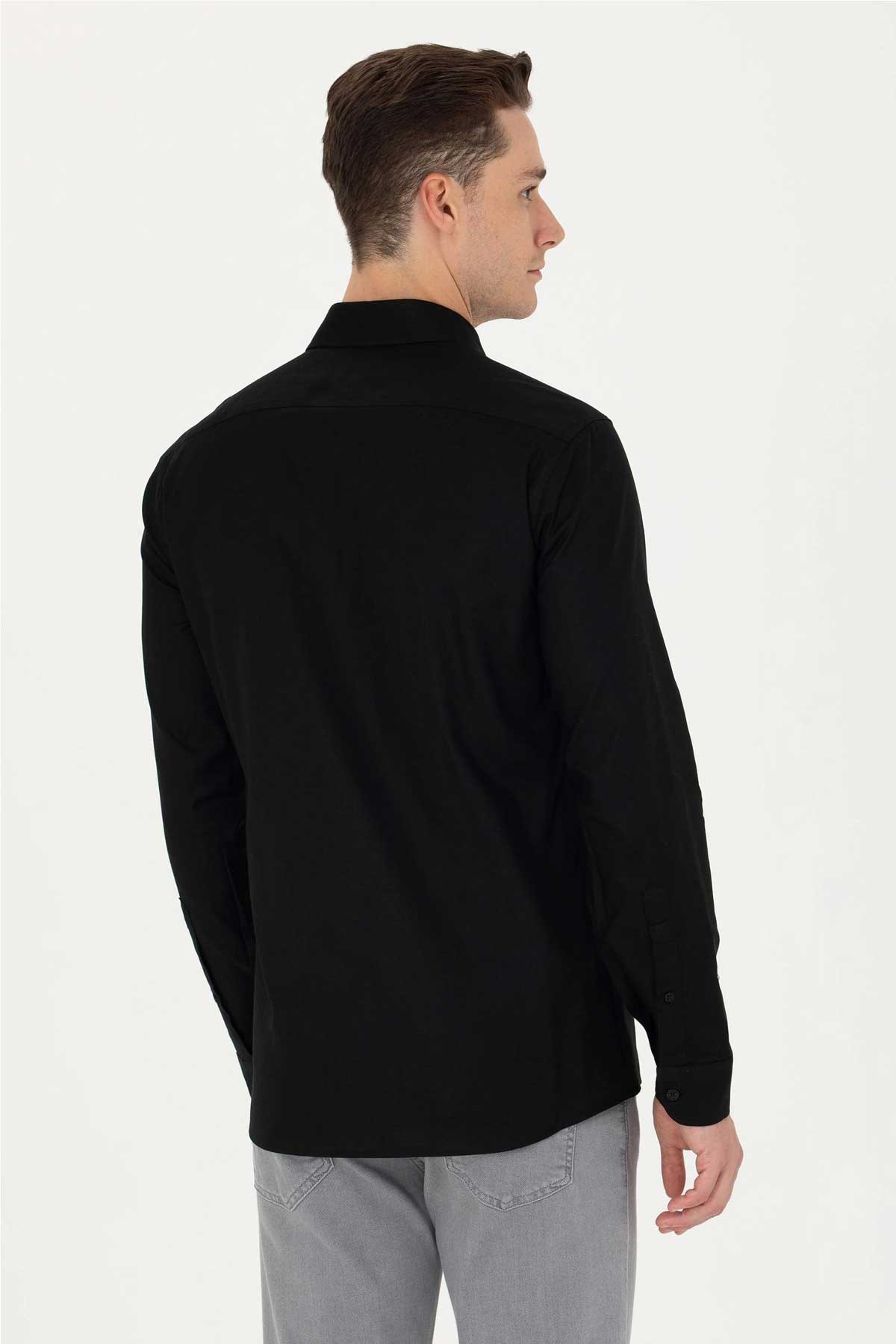 U.S. Polo Assn. Erkek Gömlek 50271279-VR046 Siyah