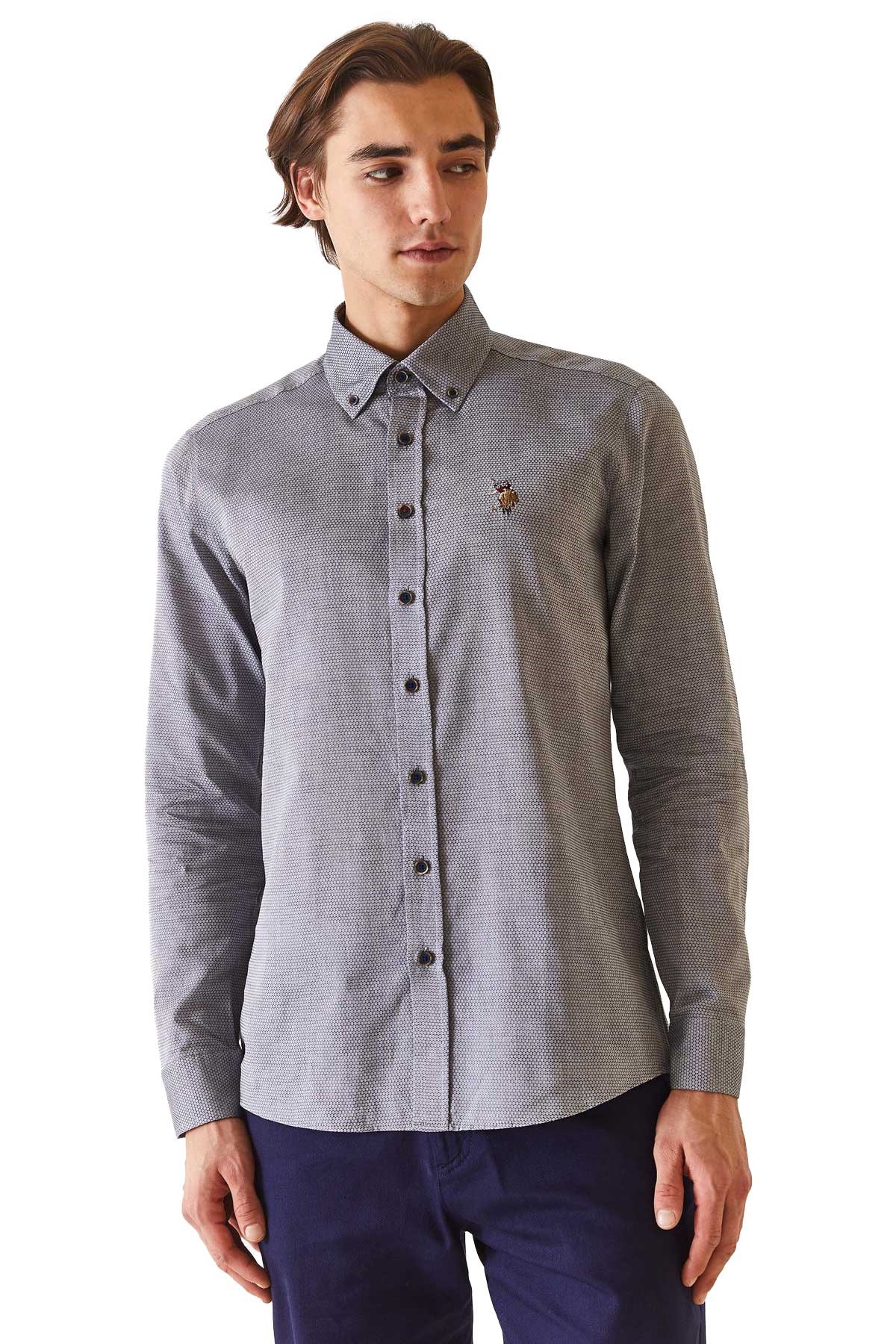 U.S. Polo Assn. Erkek Gömlek 50271292-VR033 Lacivert