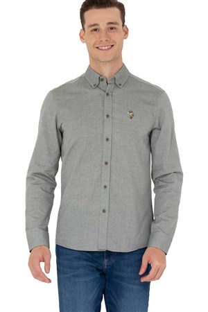 U.S. Polo Assn. Erkek Gömlek 50271292-VR079 Yeşil