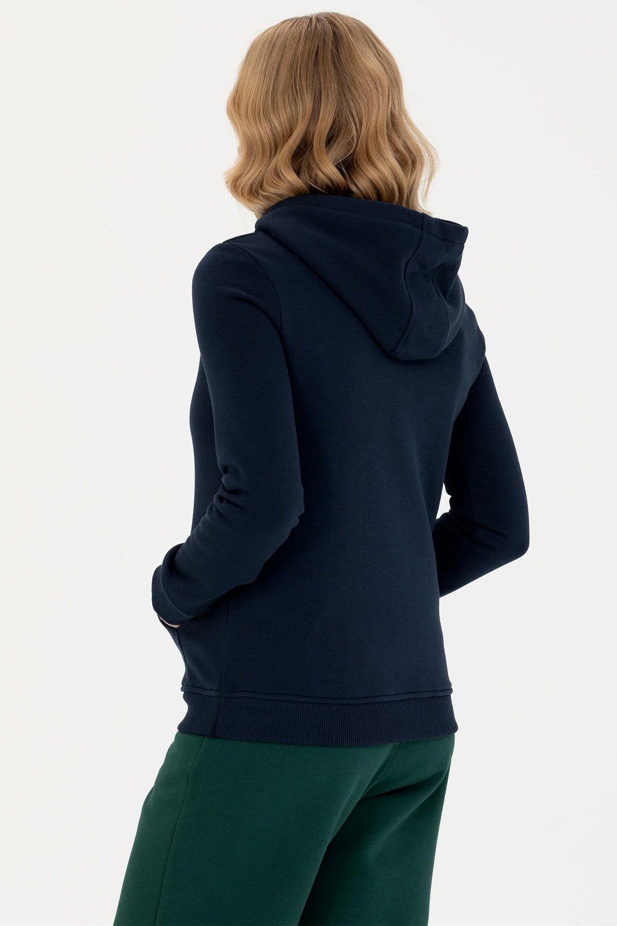 U.S. Polo Assn. Kadın Sweatshirt 50271557-VR033 Lacivert