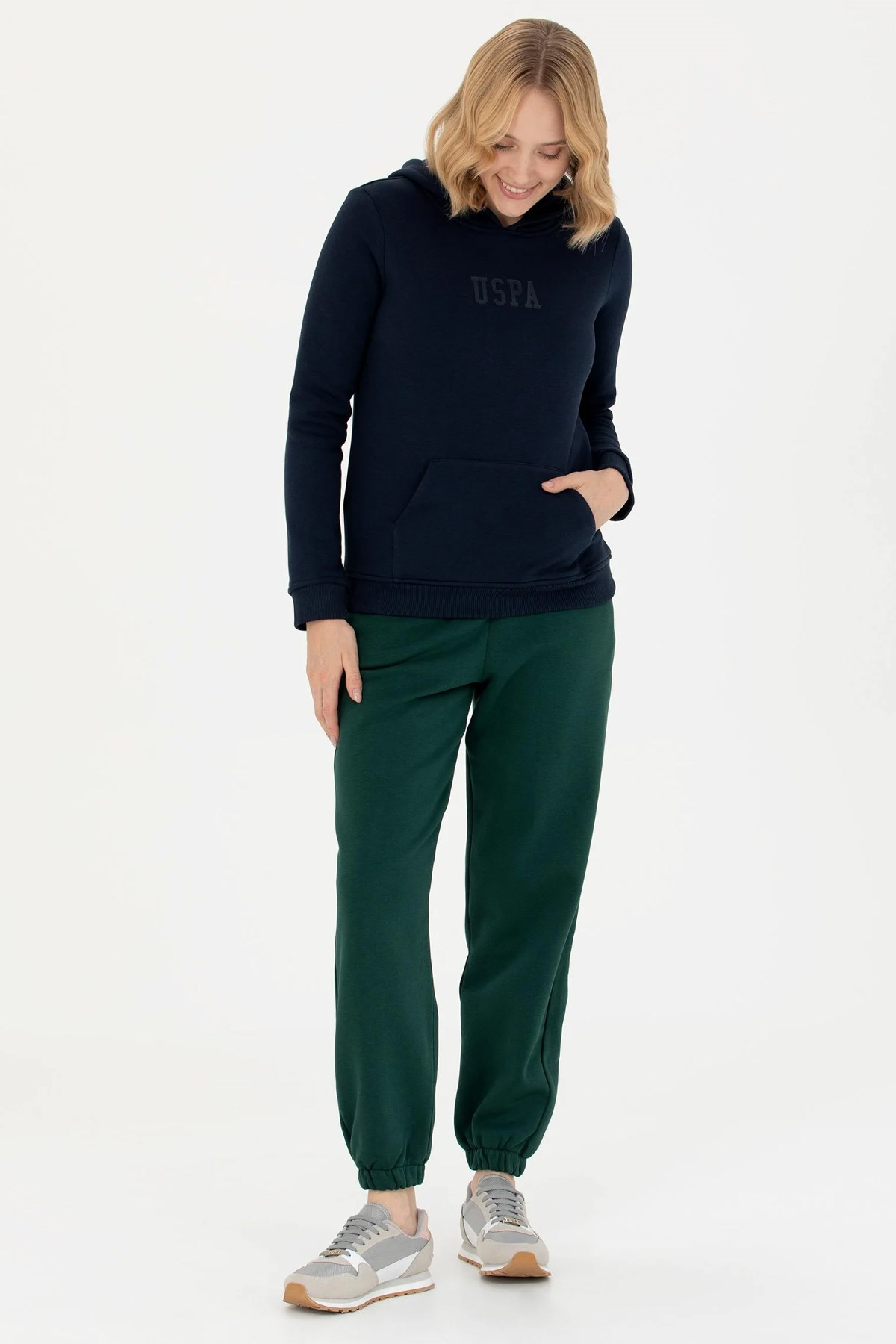 U.S. Polo Assn. Kadın Sweatshirt 50271557-VR033 Lacivert