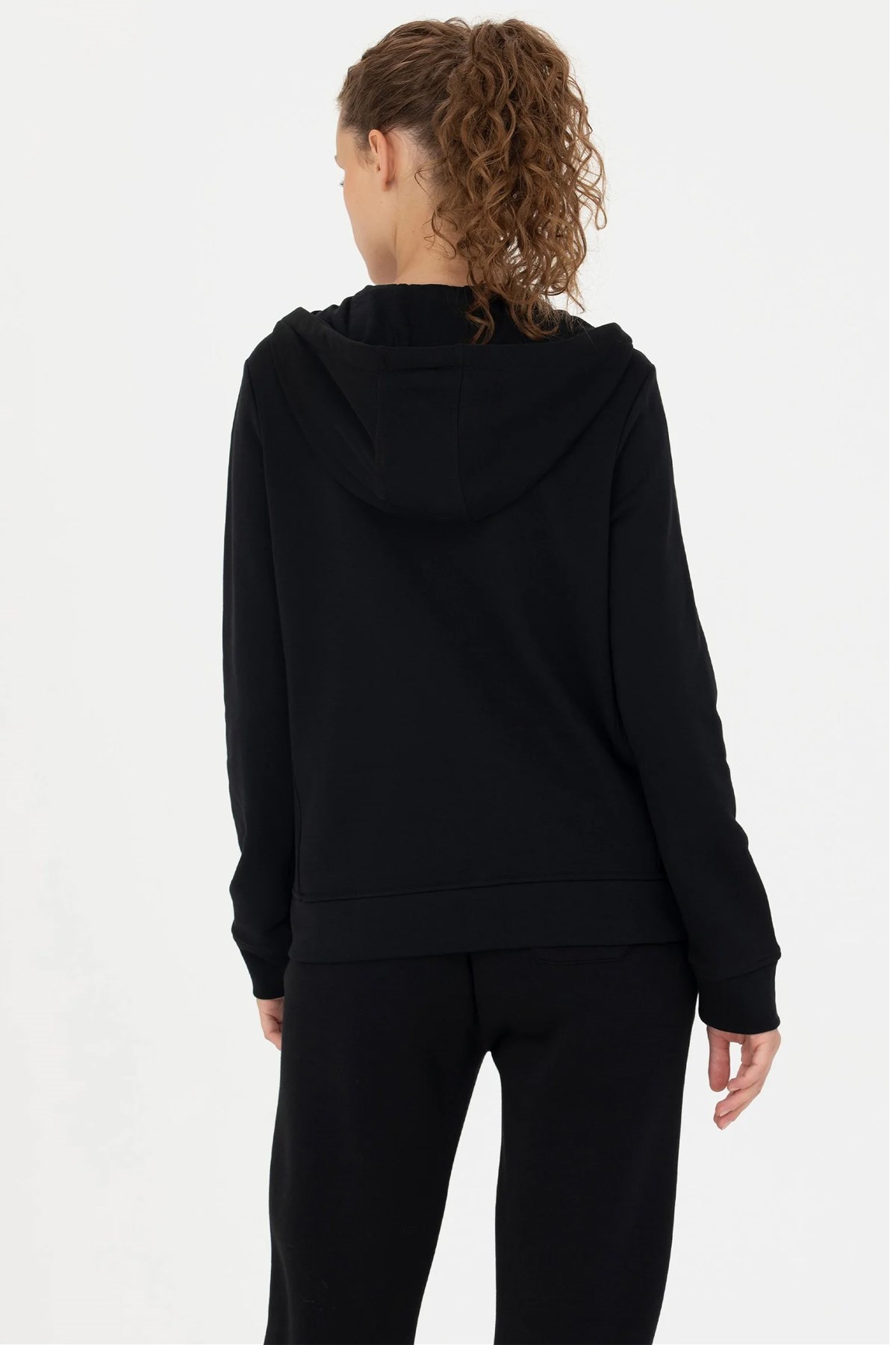 U.S. Polo Assn. Kadın Sweatshirt 50272060-VR046 Siyah