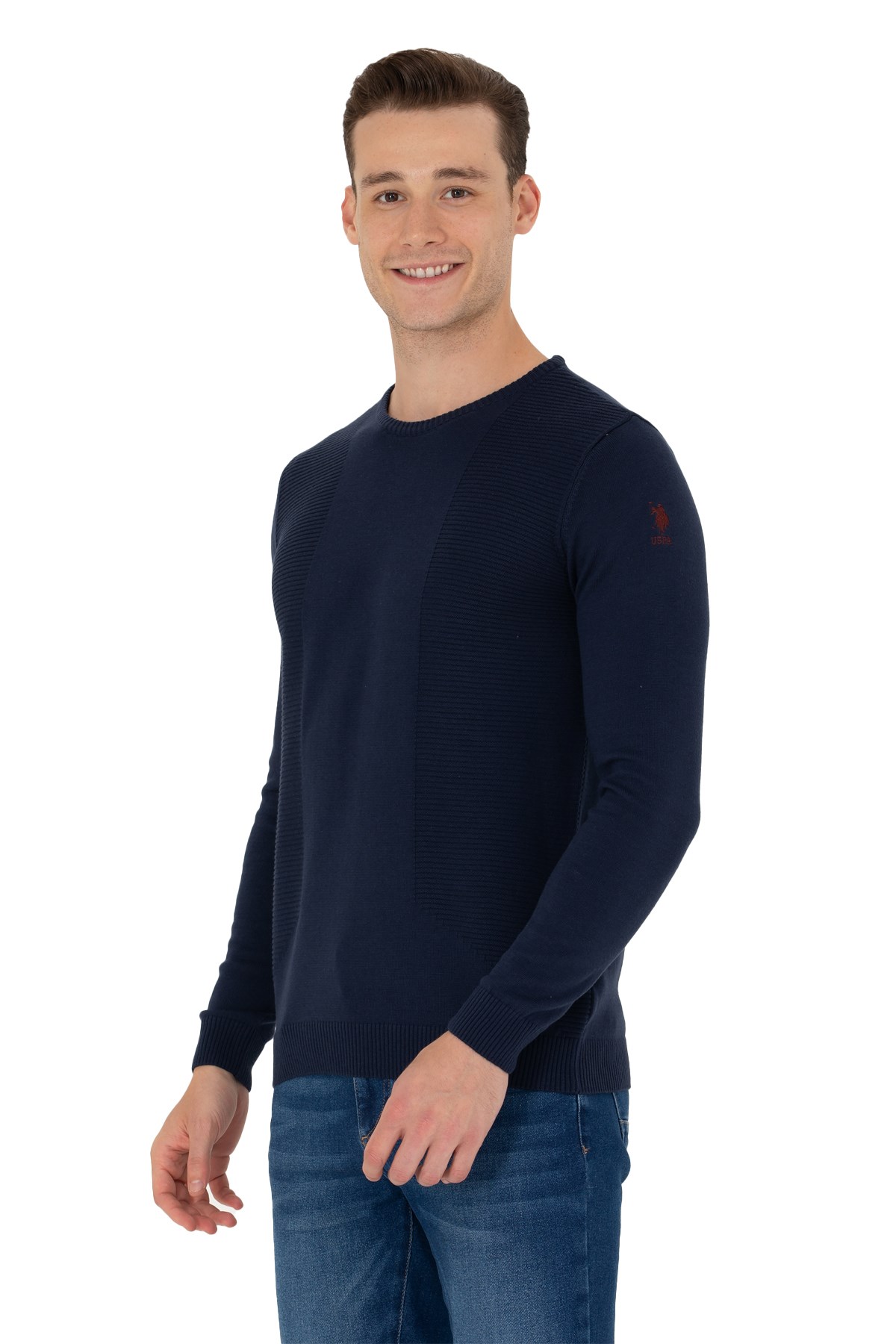 U.S. Polo Assn. Erkek Kazak 50272118-VR033 Lacivert