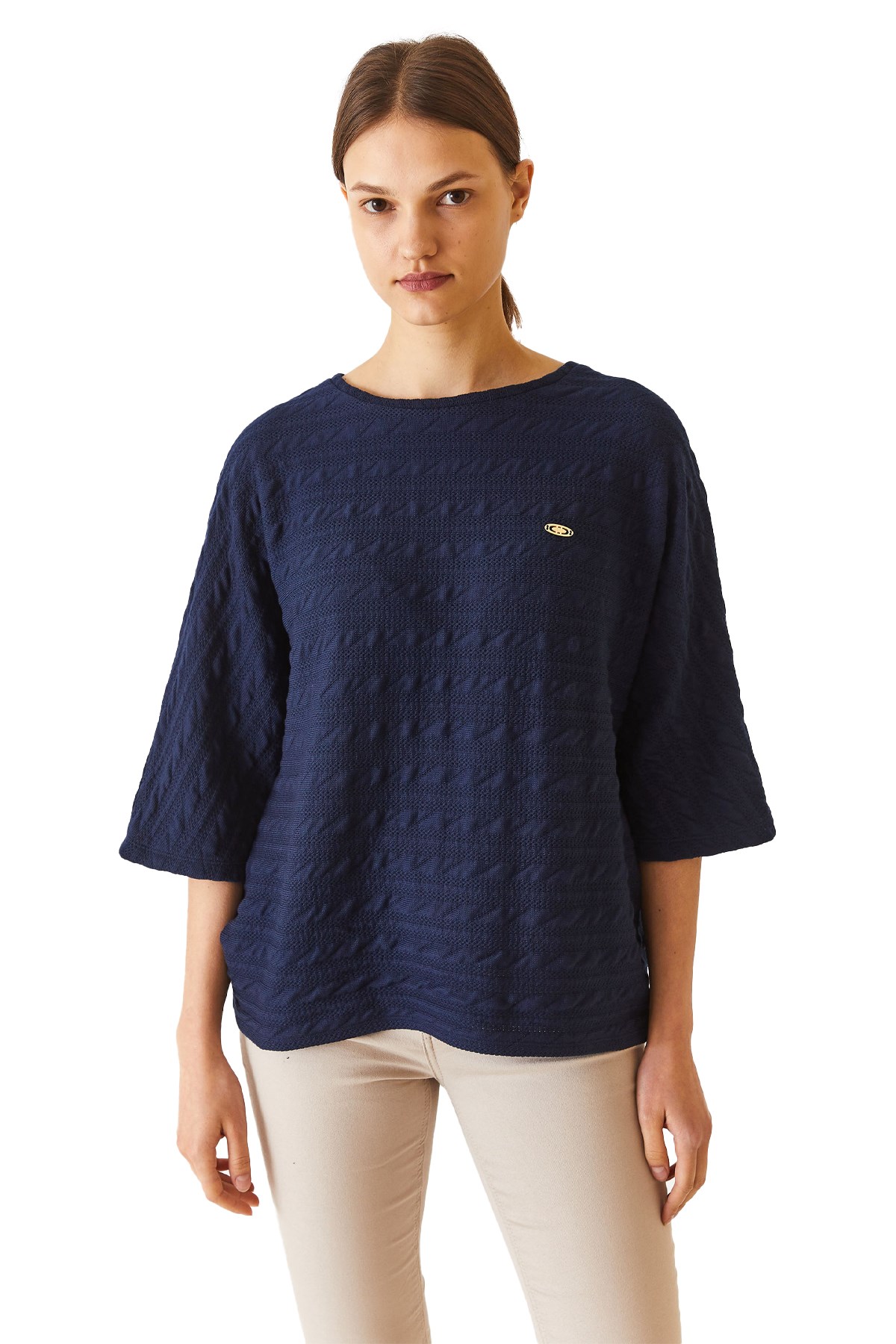 U.S. Polo Assn. Kadın Sweatshirt 50272158-VR033 Lacivert