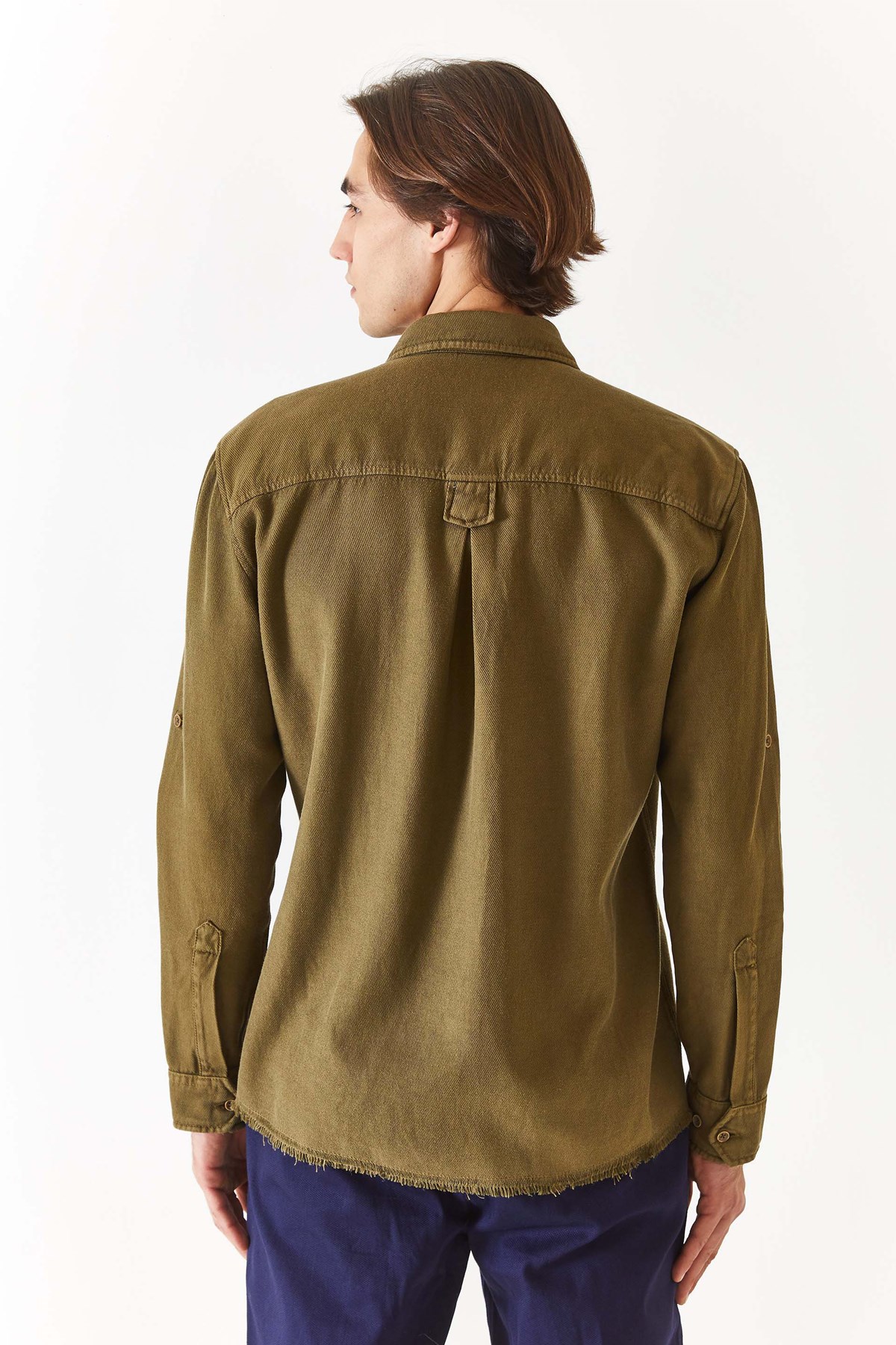 U.S. Polo Assn. Erkek Gömlek 50272173-VR027 Haki