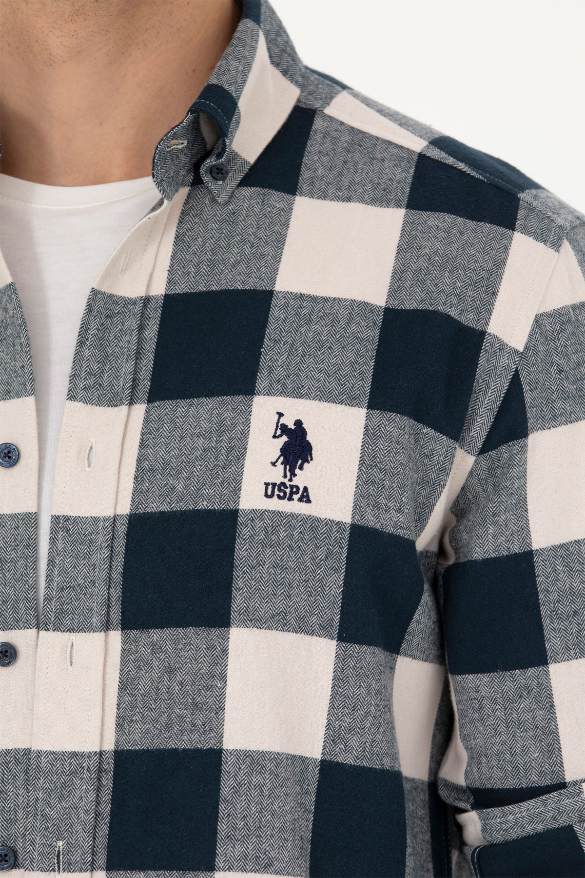 U.S. Polo Assn. Erkek Gömlek 50272441-VR033 Lacivert