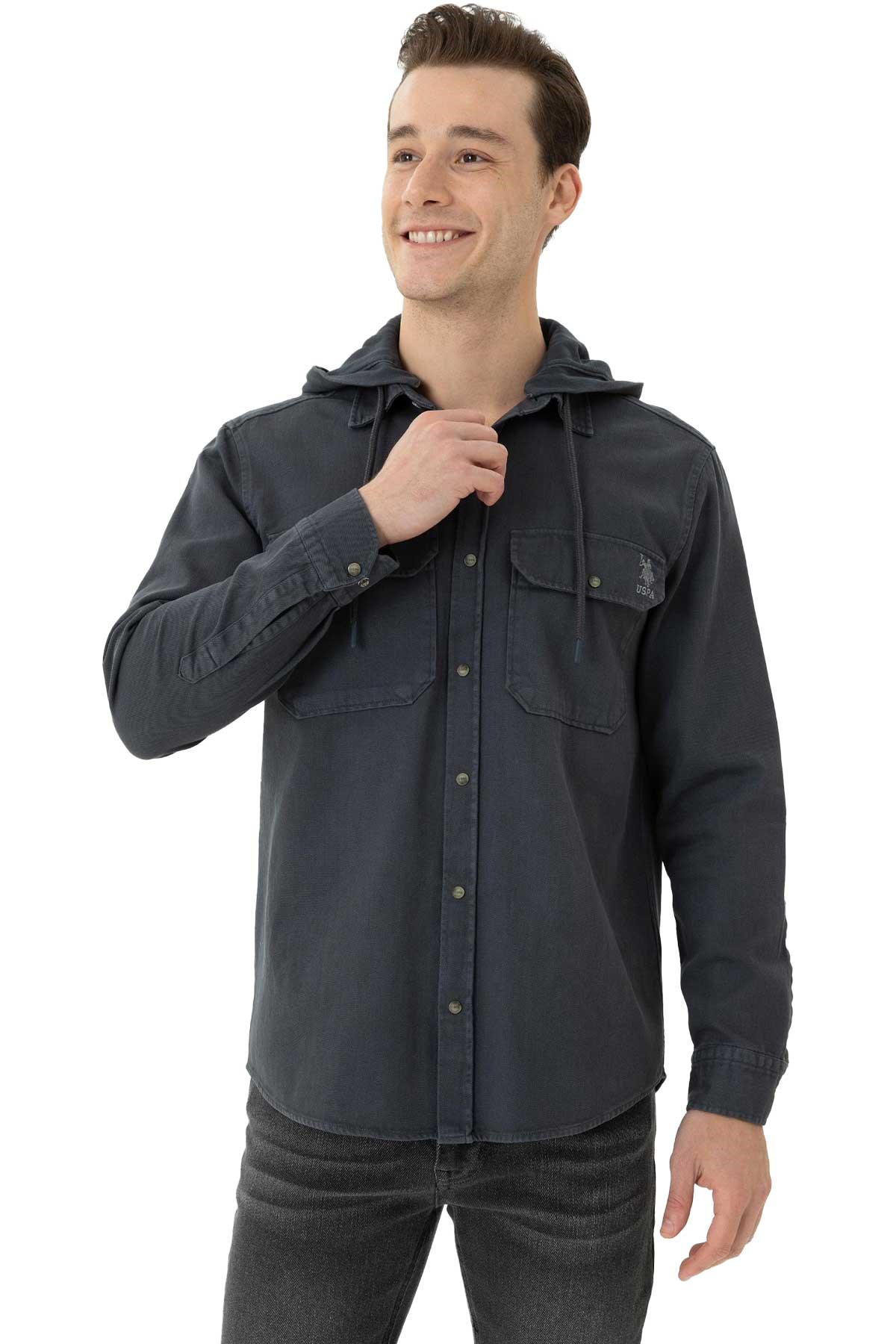 U.S. Polo Assn. Erkek Gömlek 50272726-VR006 Antrasit