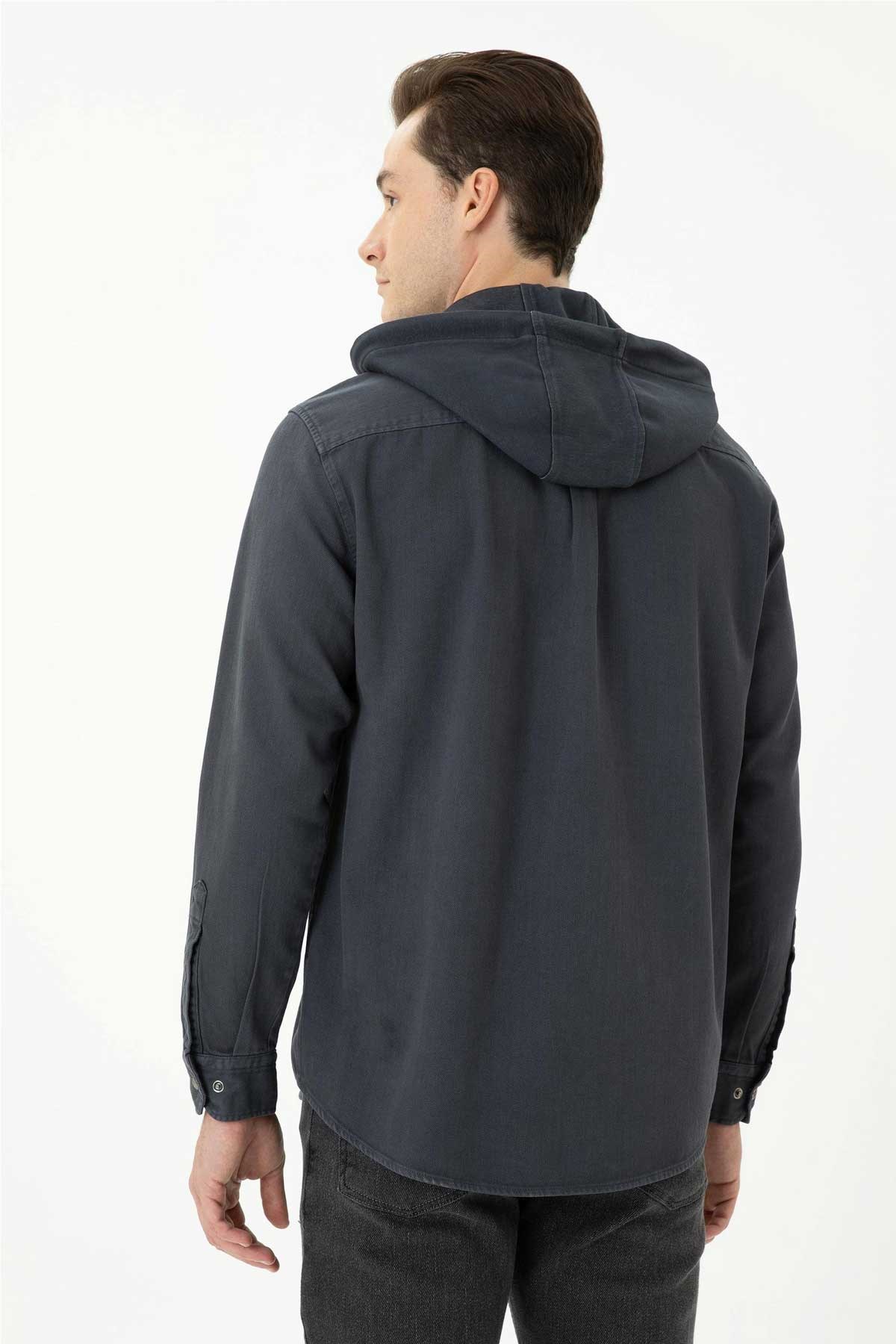 U.S. Polo Assn. Erkek Gömlek 50272726-VR006 Antrasit