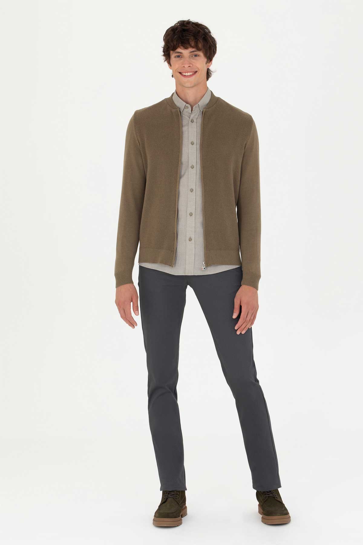 U.S. Polo Assn. Erkek Pantolon 50275582-VR006 Antrasit