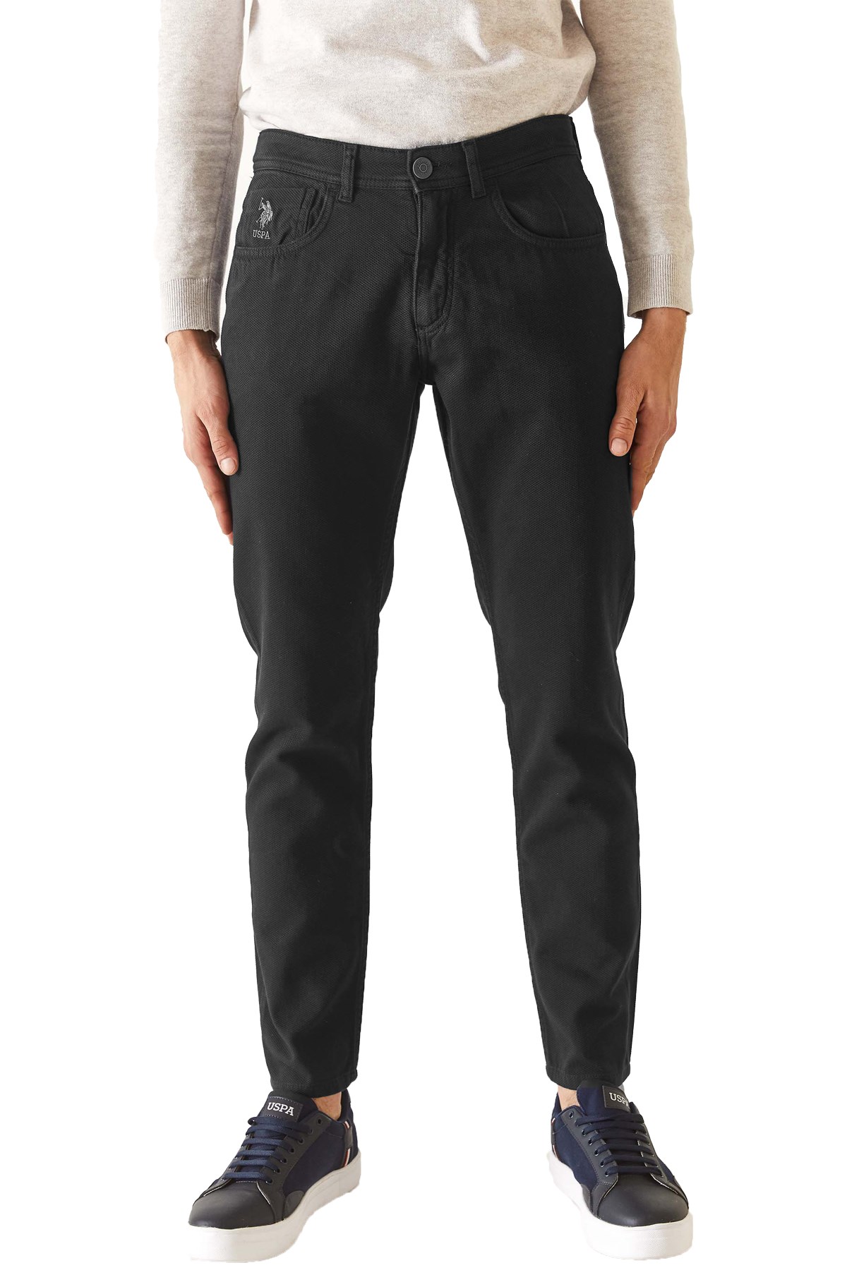 U.S. Polo Assn. Erkek Pantolon 50275582-VR046 Siyah