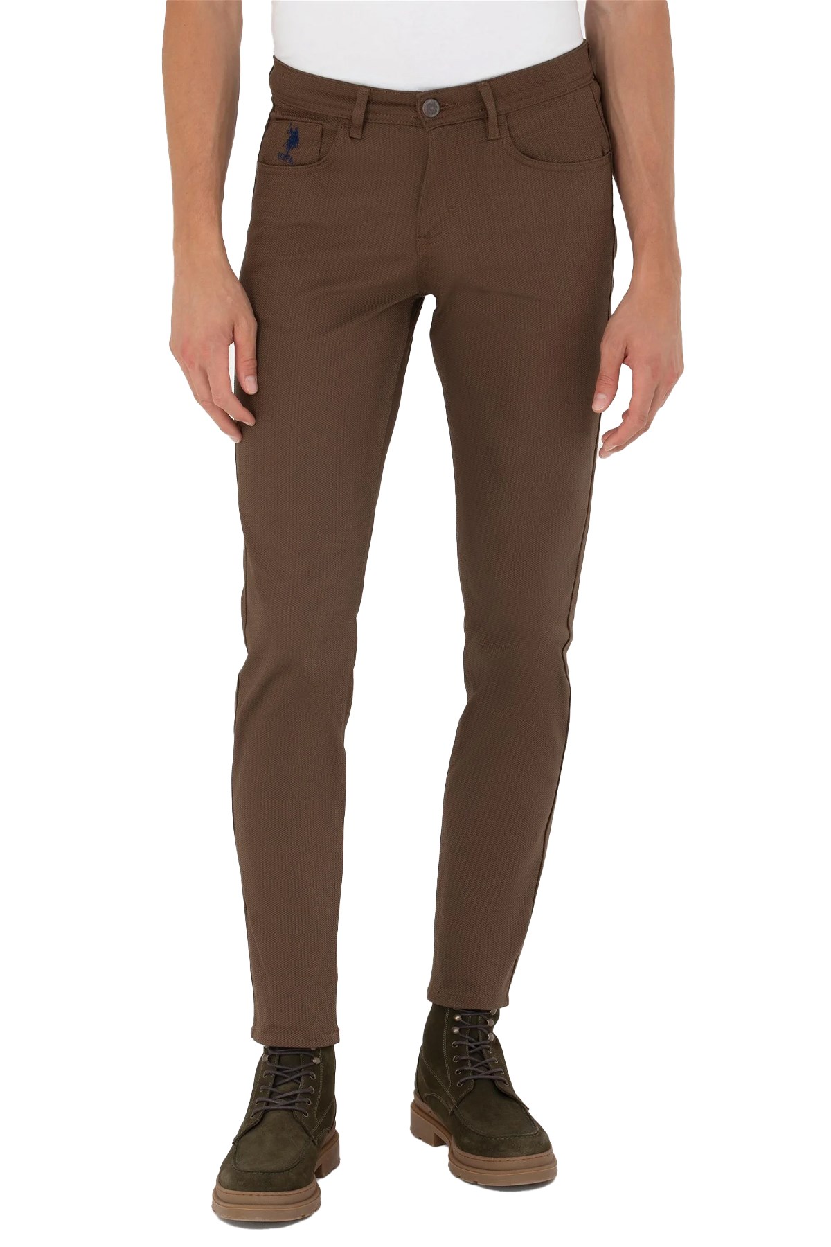 U.S. Polo Assn. Erkek Pantolon 50275582-VR153 Kahverengi