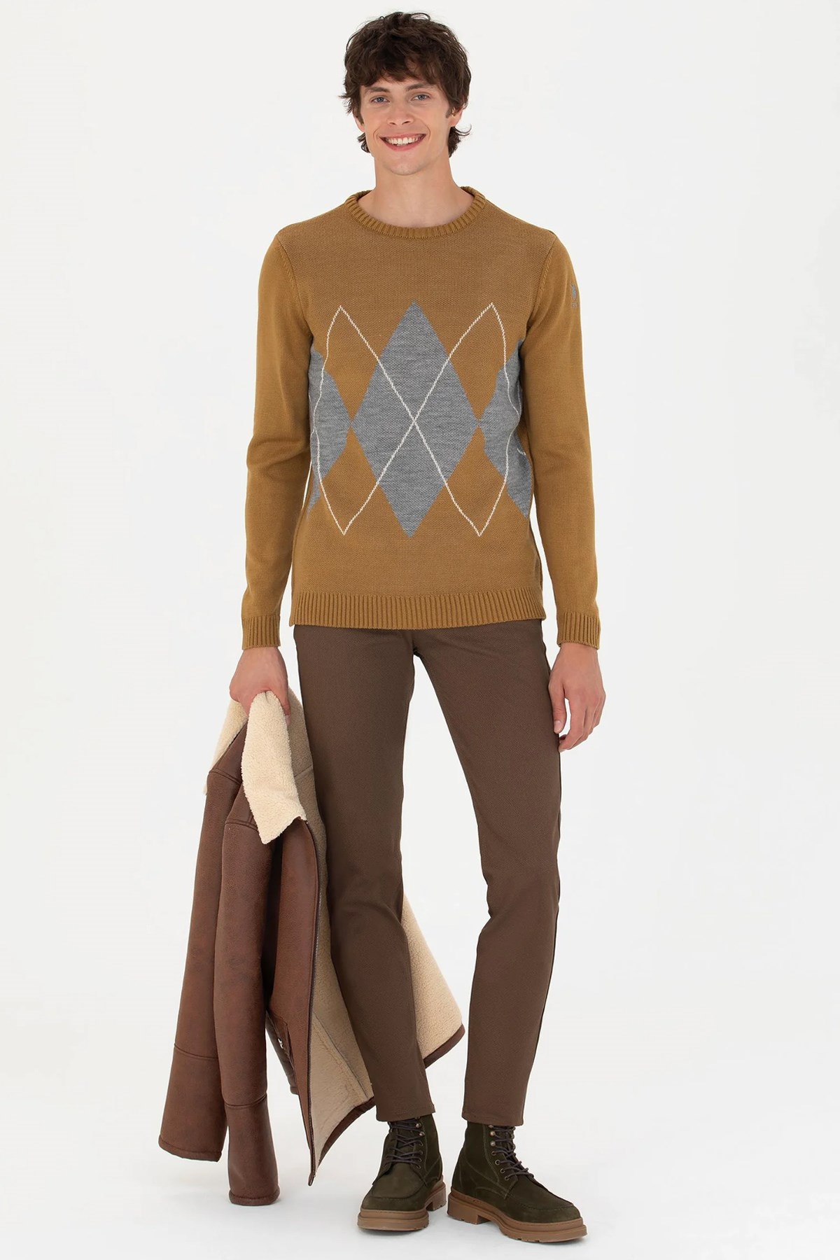 U.S. Polo Assn. Erkek Pantolon 50275582-VR153 Kahverengi