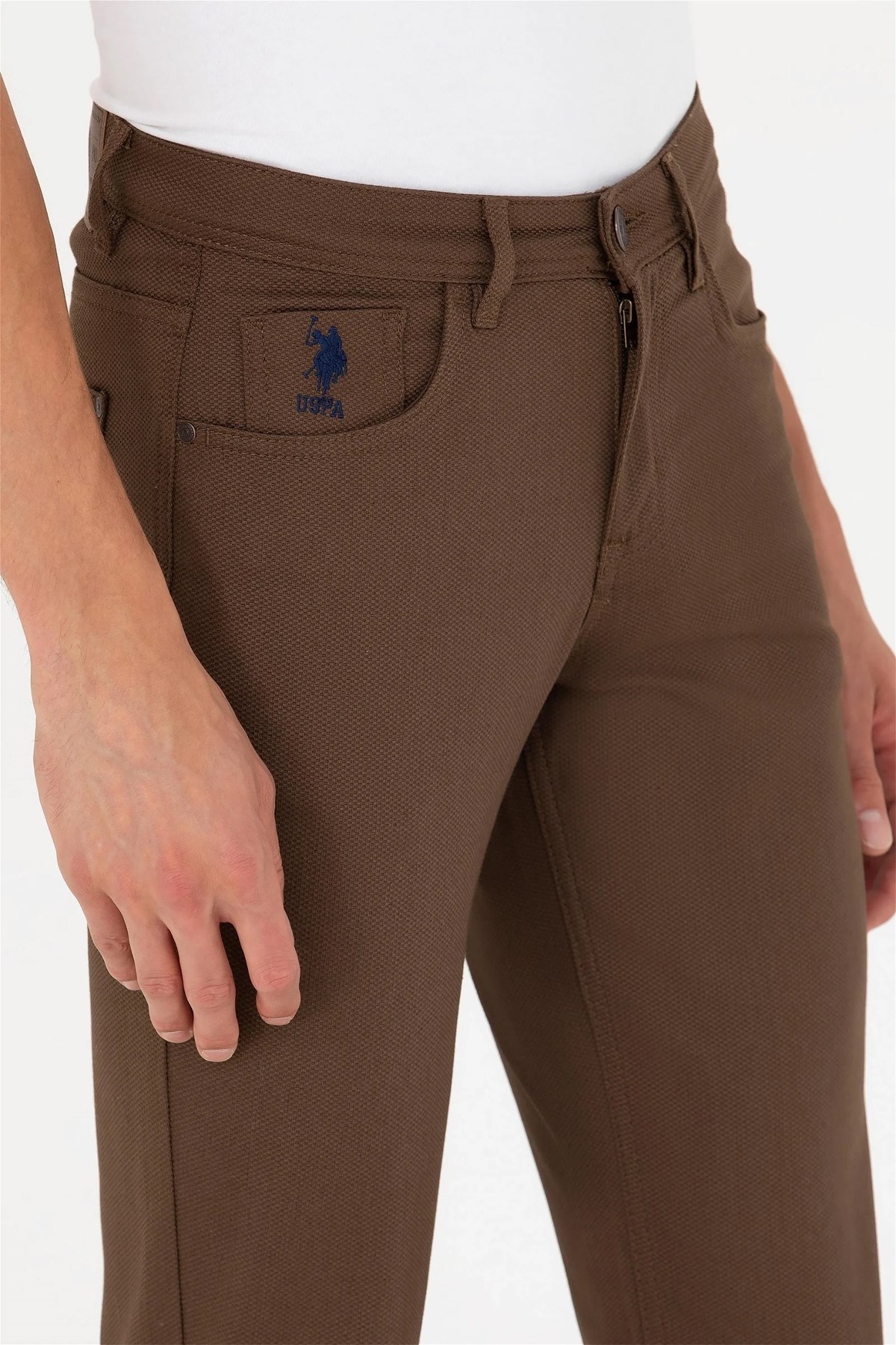 U.S. Polo Assn. Erkek Pantolon 50275582-VR153 Kahverengi