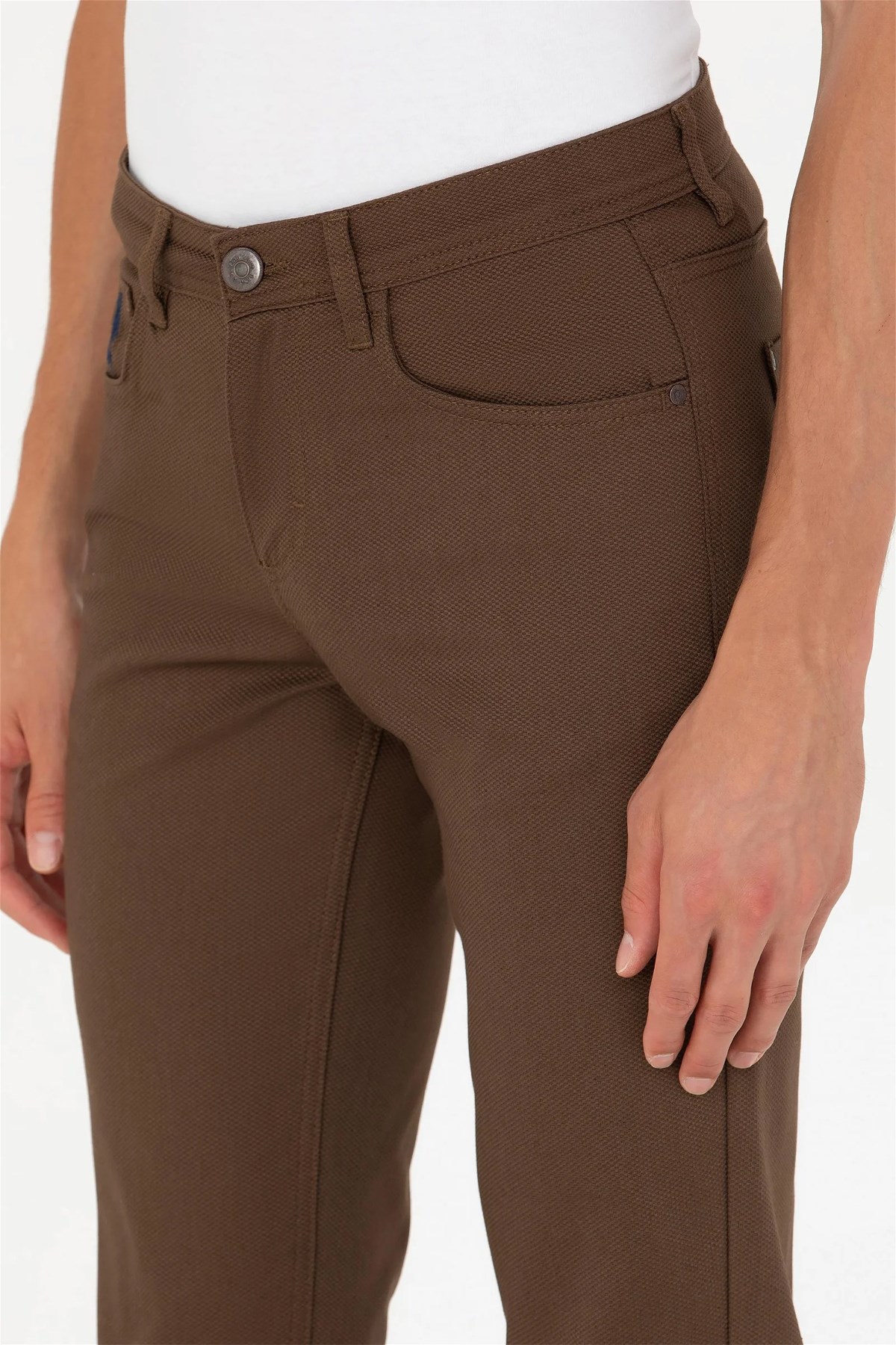 U.S. Polo Assn. Erkek Pantolon 50275582-VR153 Kahverengi