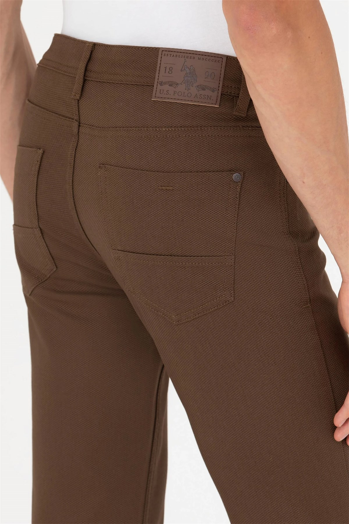 U.S. Polo Assn. Erkek Pantolon 50275582-VR153 Kahverengi