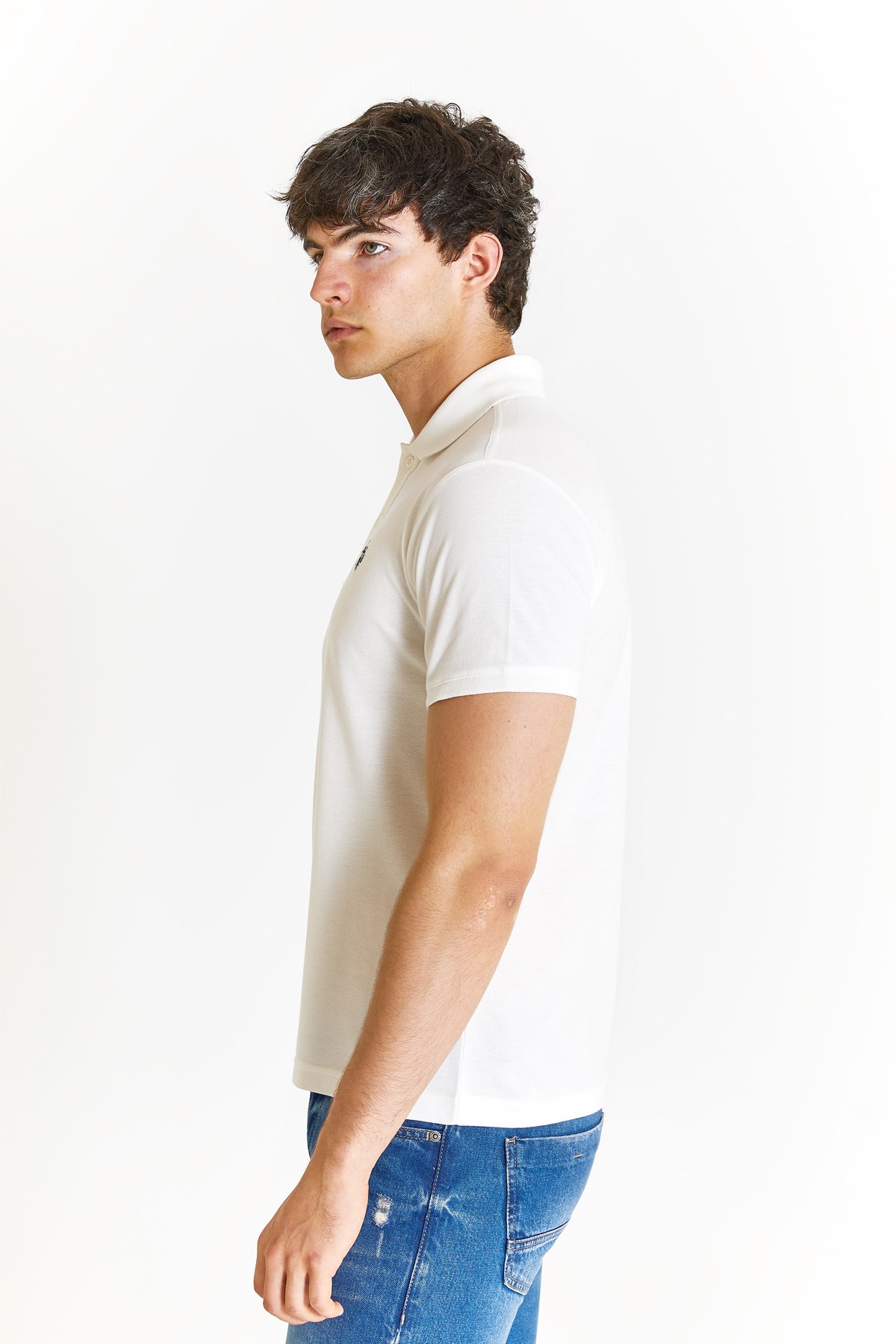 U.S. Polo Assn. Erkek Tişört 50279573-VR019 Ekru