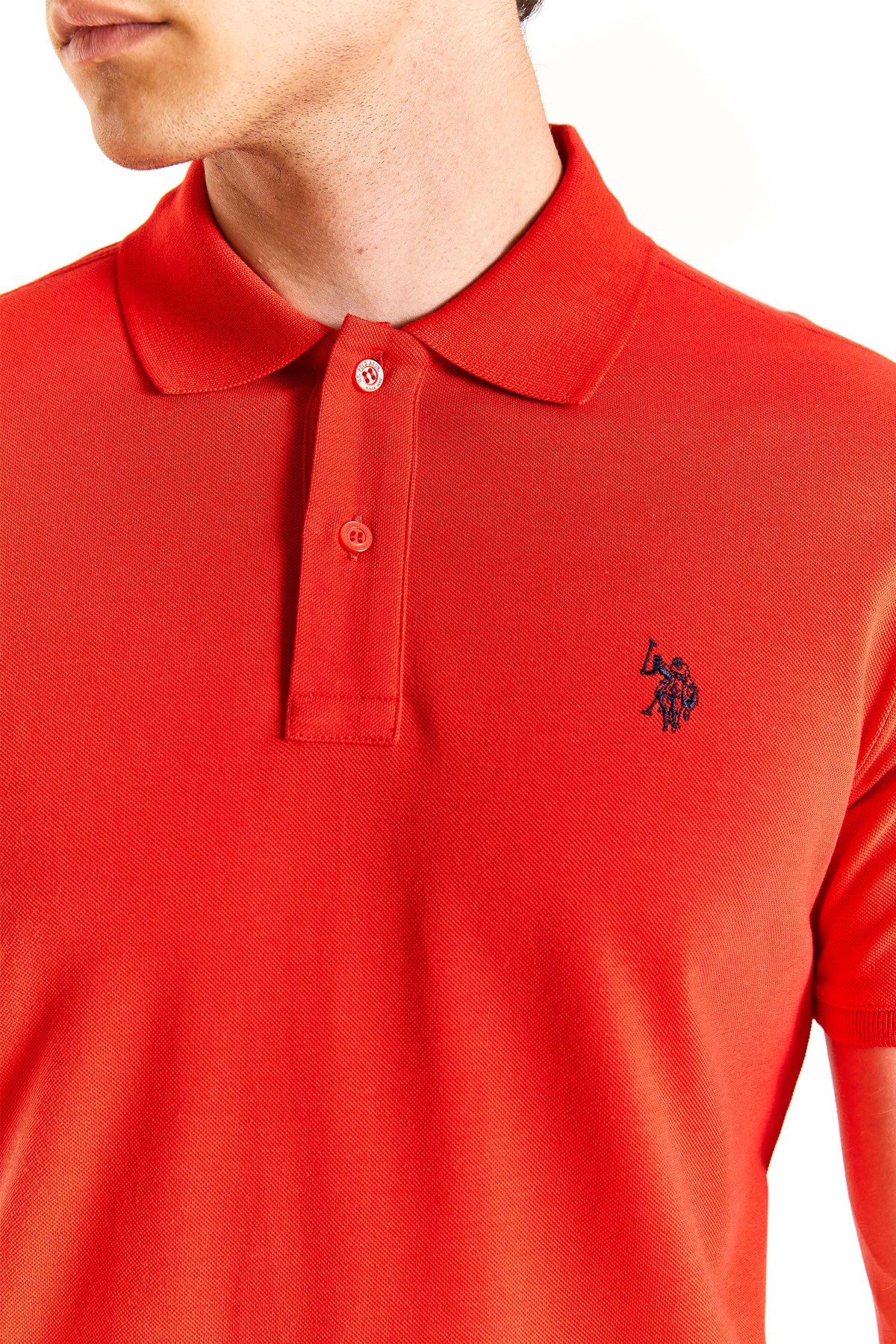 U.S. Polo Assn. Erkek Tişört 50279573-VR030 Kırmızı